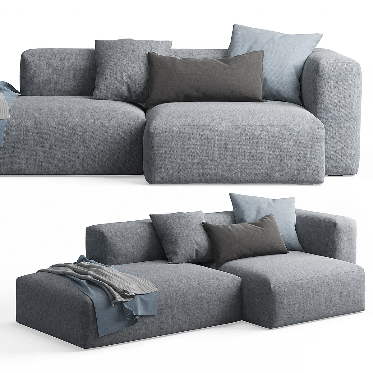 MEBELIONER Диван NEO размер L 227х123х72