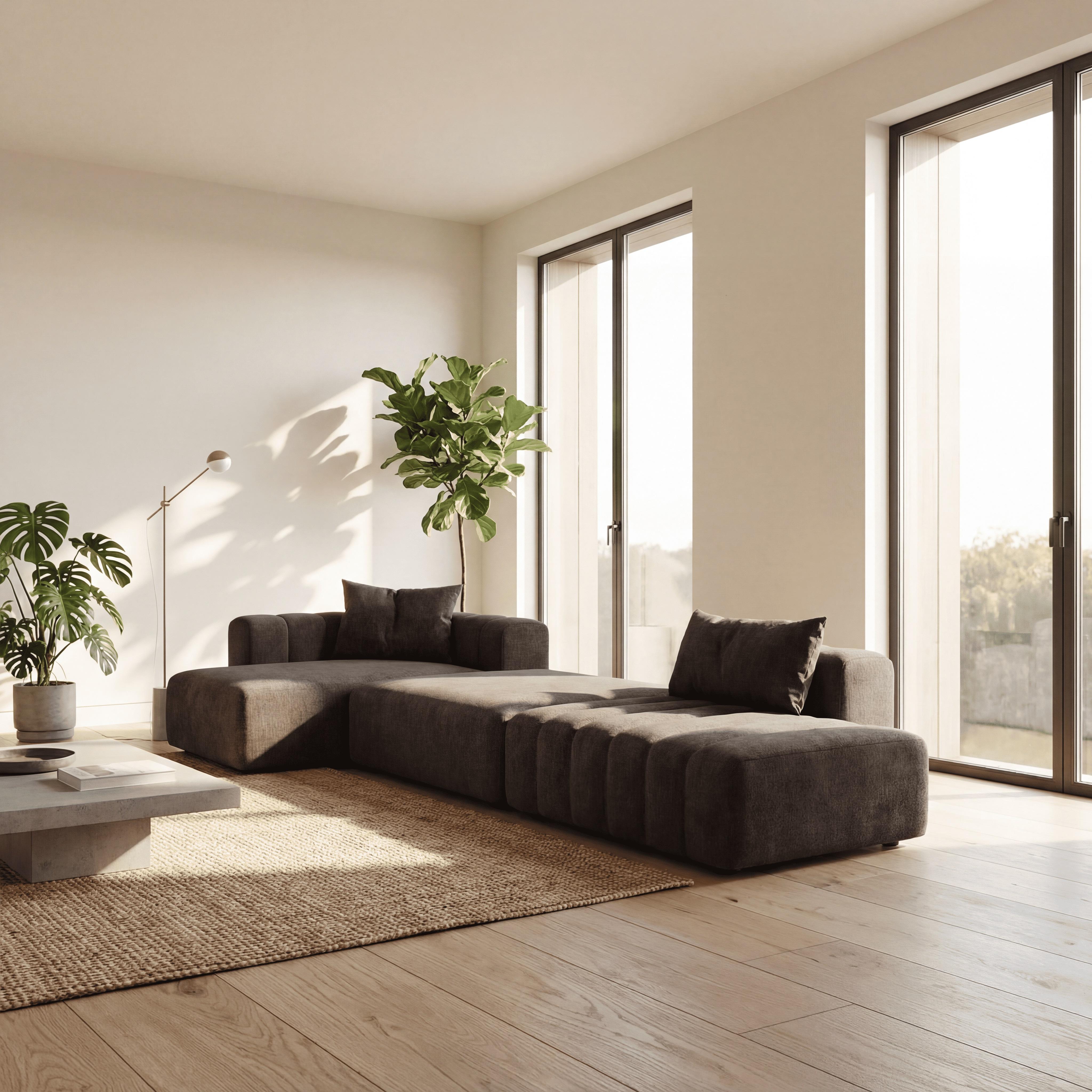 MEBELIONER Модульный диван NOVA размер R 338х150х74