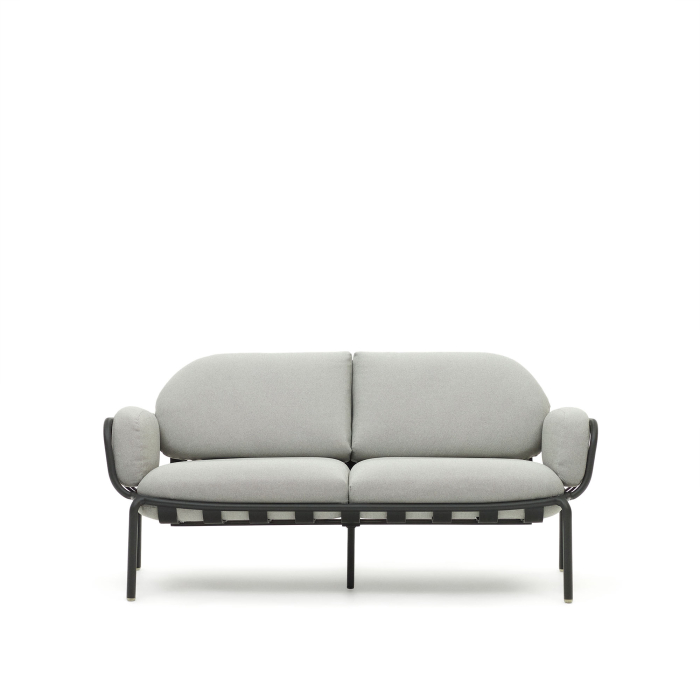 Joncols уличный алюминиевый 2-местный диван серого цвета 165 см