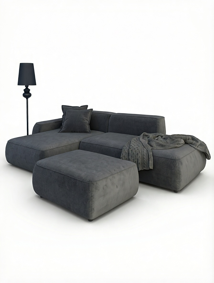 MEBELIONER Диван DUO модули GDBN размер 265х150х72