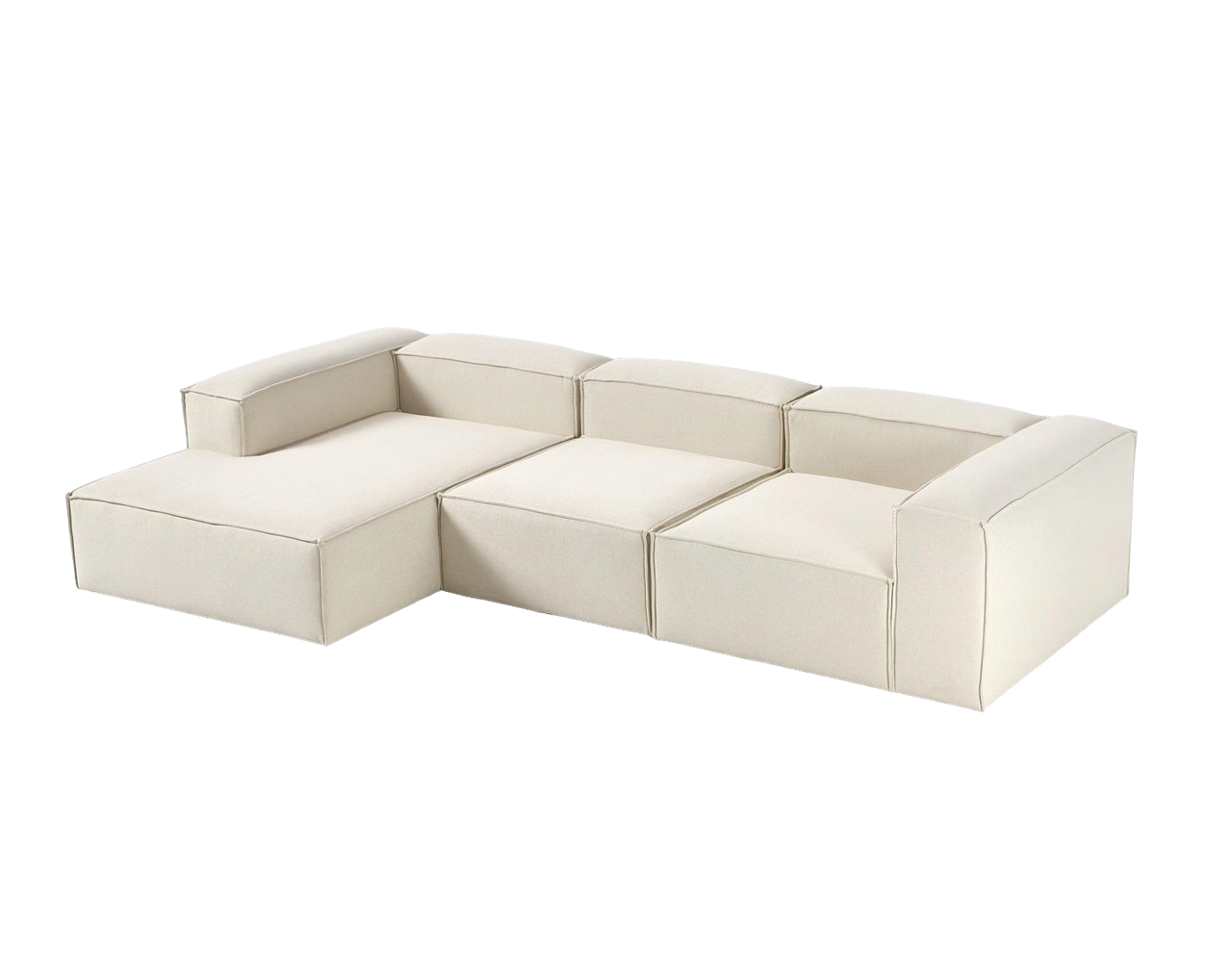 Диван TREND set 6 R 327х180х72 бежевого цвета