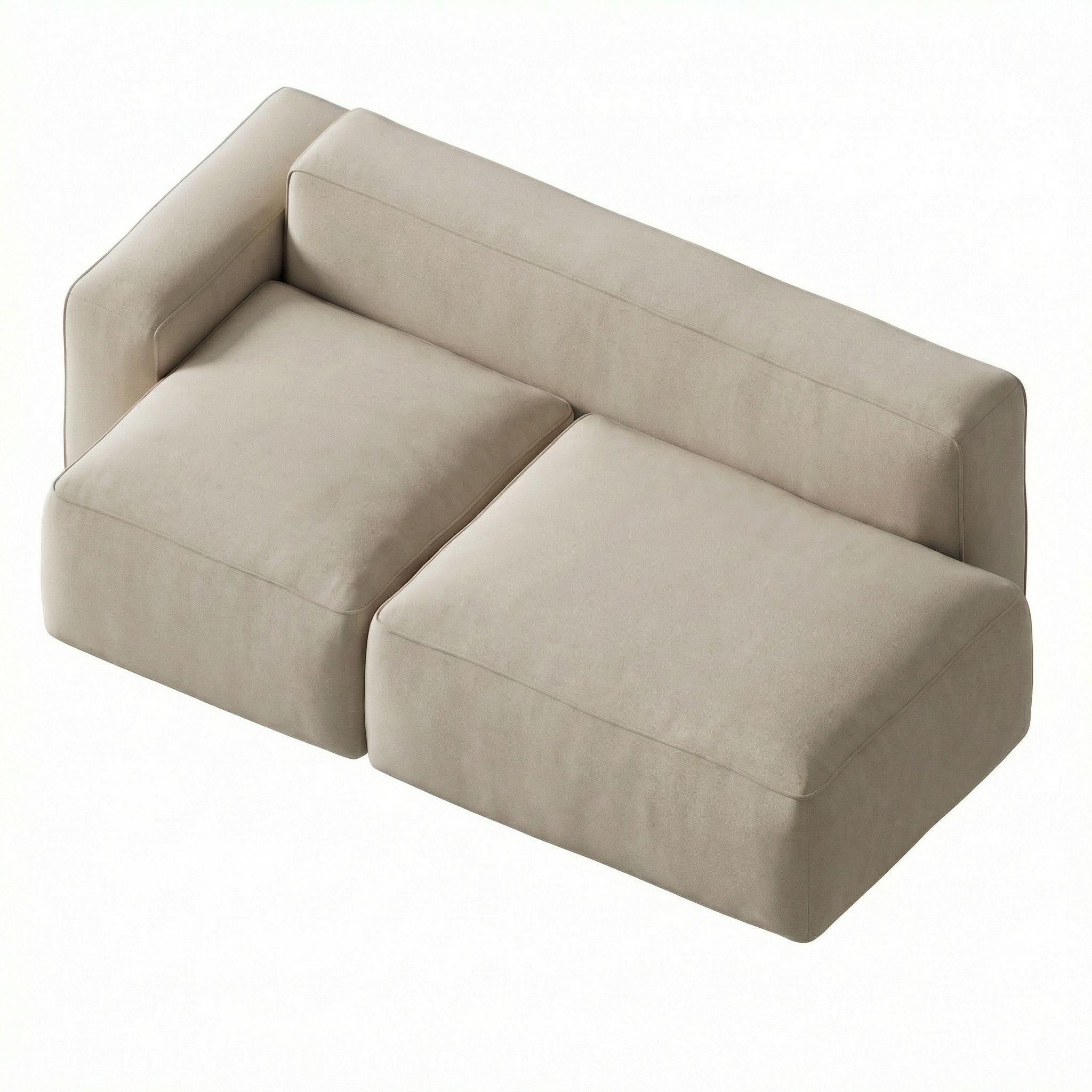 MEBELIONER Диван ONE модули R 190 размер 190х90х76