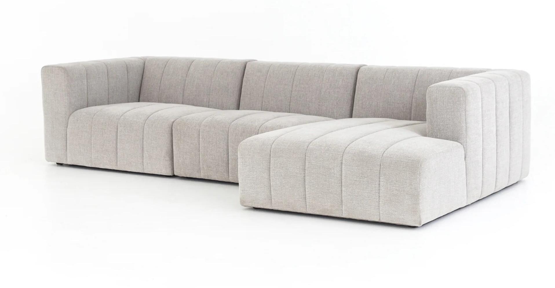 Диван KION размер L 284х155х80 бежевого цвета