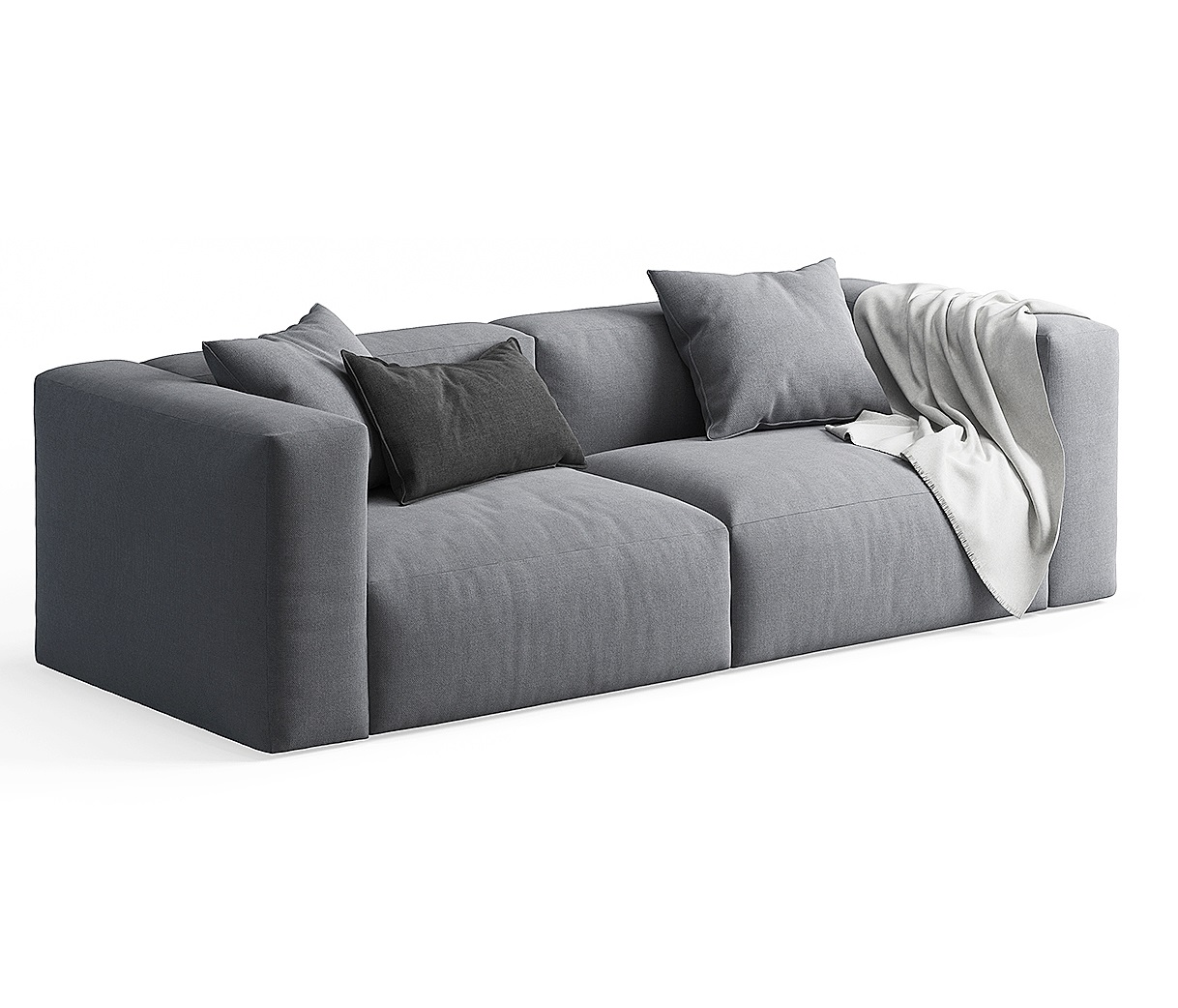 MEBELIONER Диван NEO размер 227х88х74