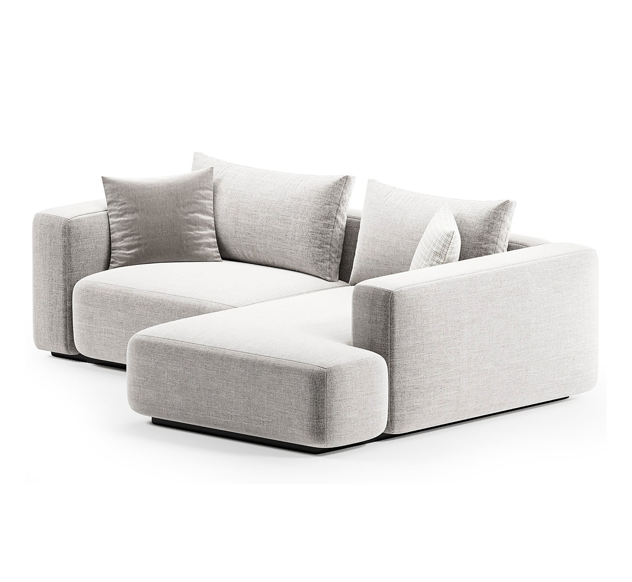 Диван JET 224 L серо-бежевый