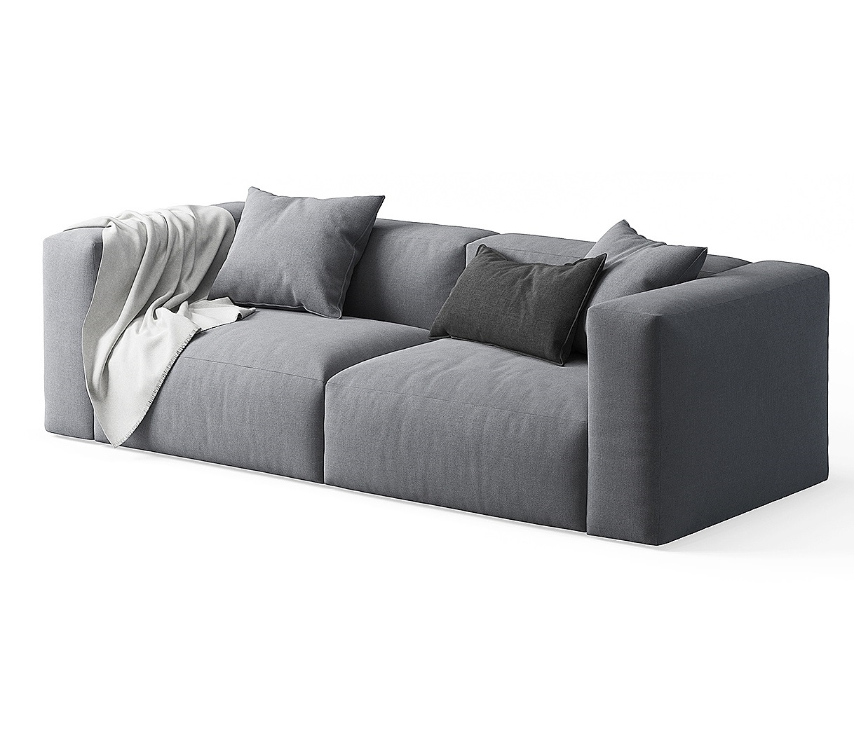 MEBELIONER Диван NEO размер 227х88х74