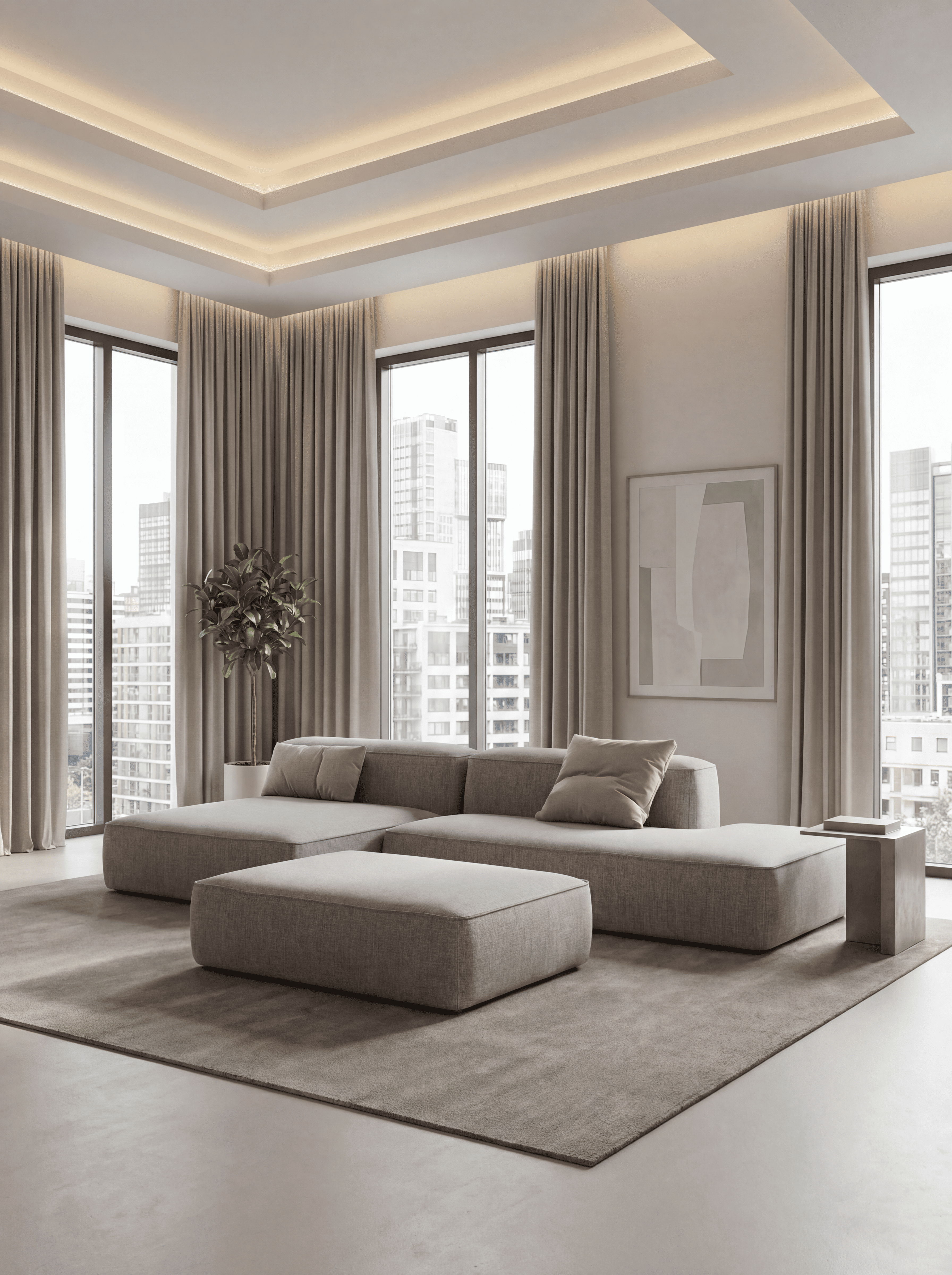 MEBELIONER Диван DUO модули DBN.270 размер 330х155х72