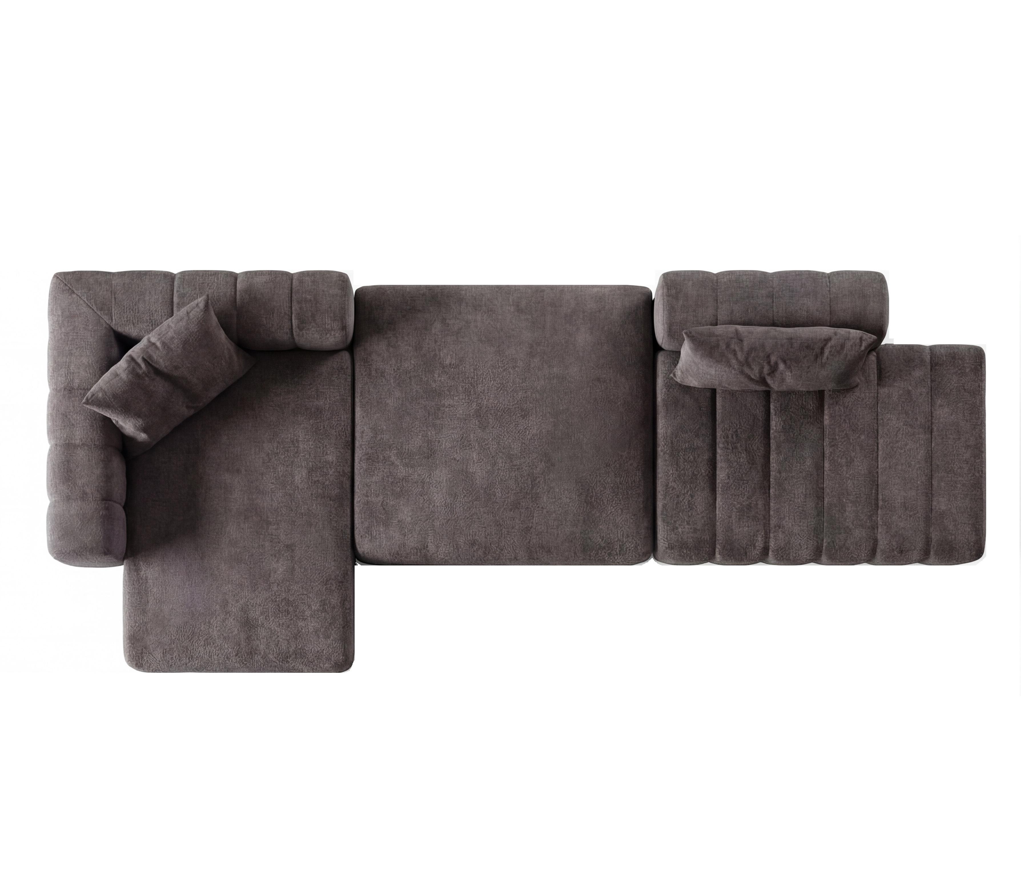 MEBELIONER Модульный диван NOVA размер R 338х150х74