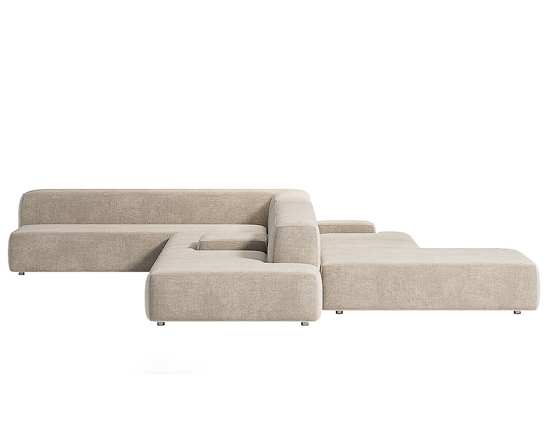 MEBELIONER Диван DUO модули LEQBNO размер 372х280х72