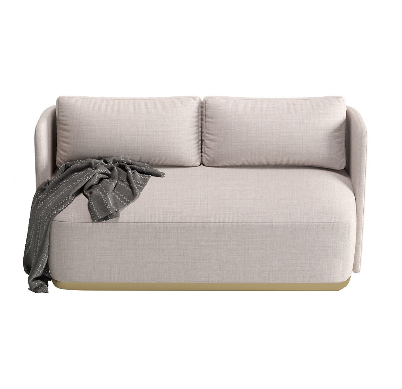 Диван LIME размер 180х75х82 бежевого цвета