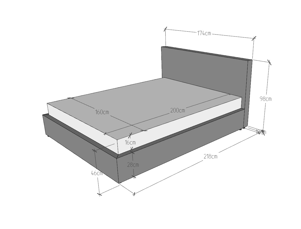 Кровать FORM Bed
