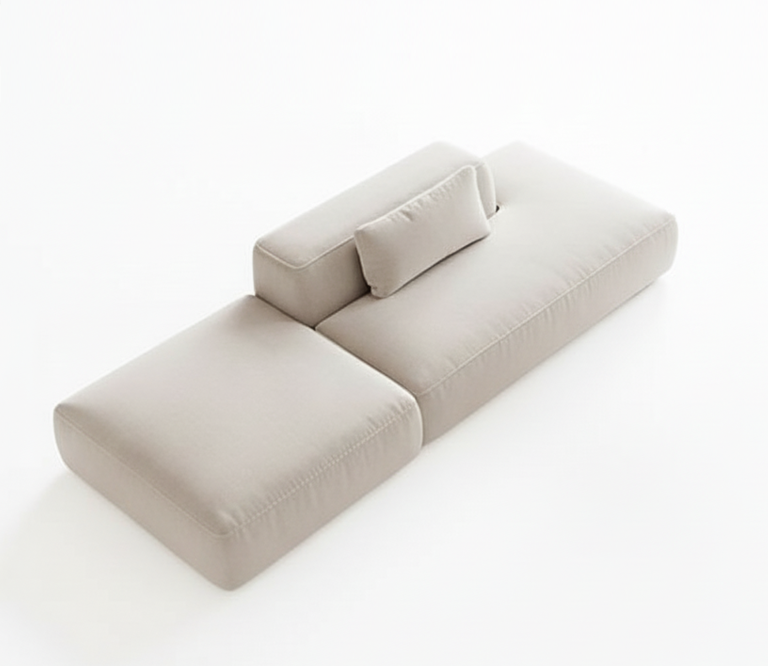 MEBELIONER Диван DUO модули NB размер 242х92х72