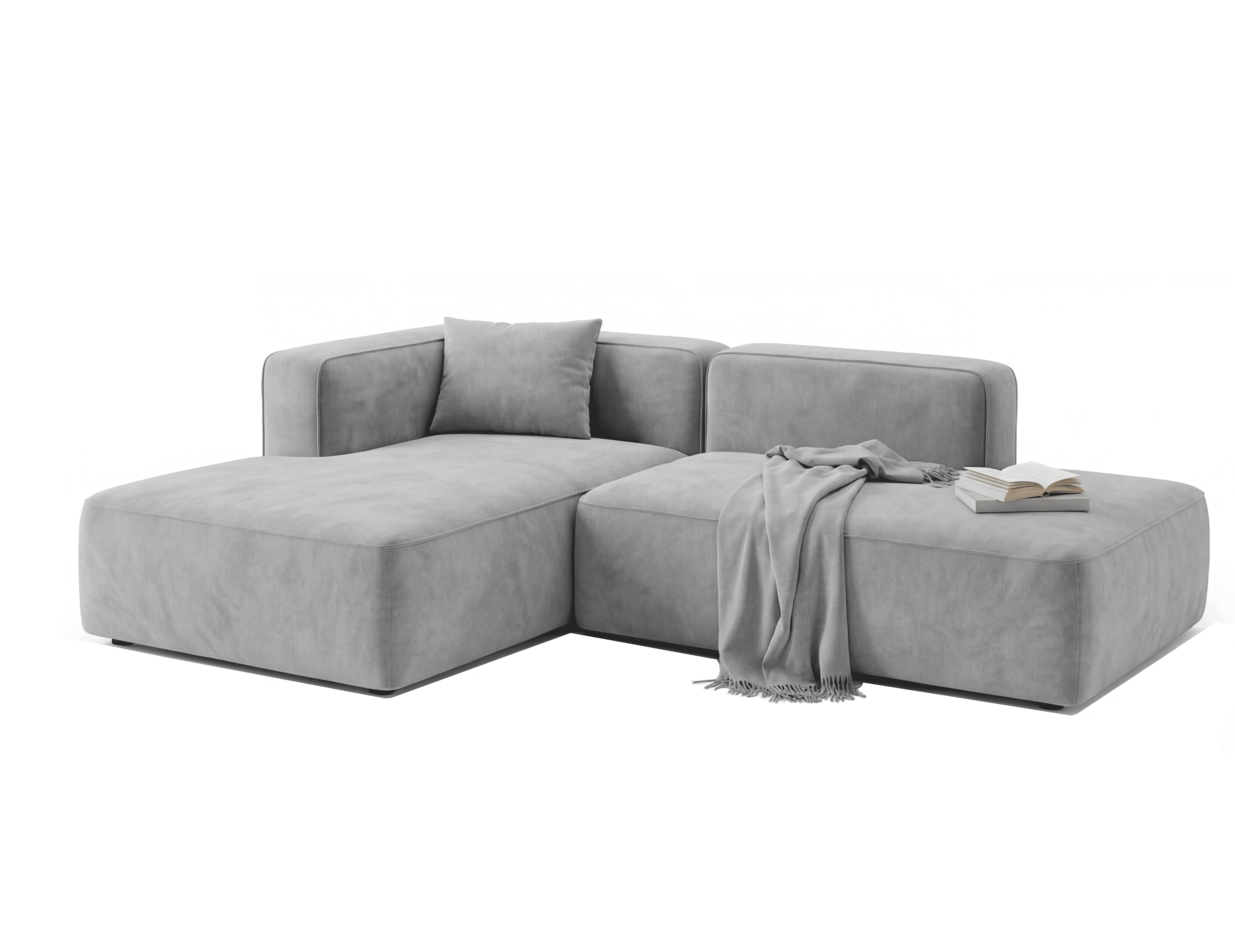 MEBELIONER Диван ONE модули R 230 размер 230х140х76