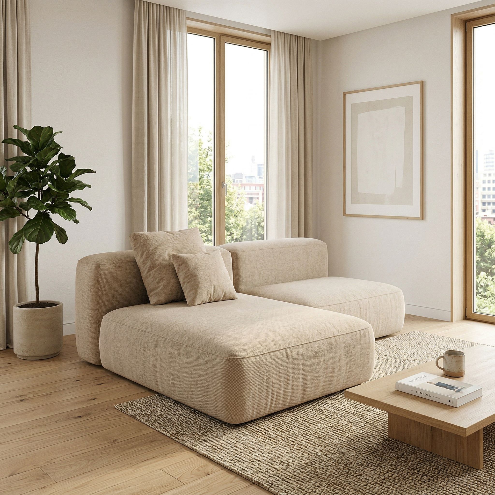 MEBELIONER Диван DUO модули DC 204х160х78