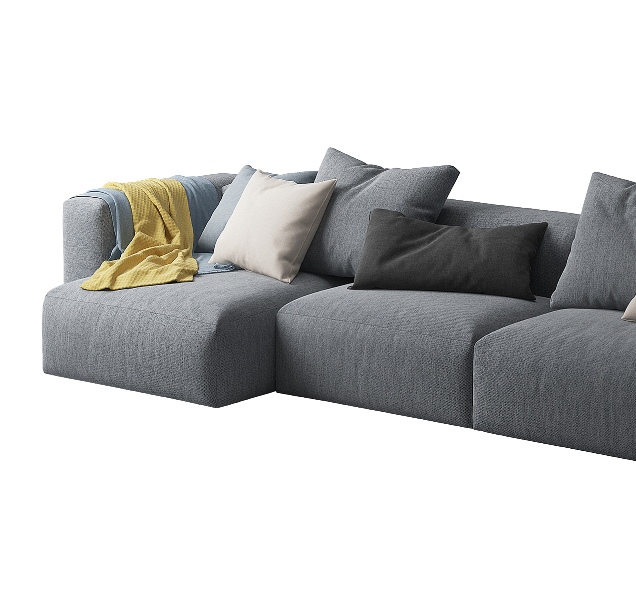 MEBELIONER Диван NEO размер R 284х123х70