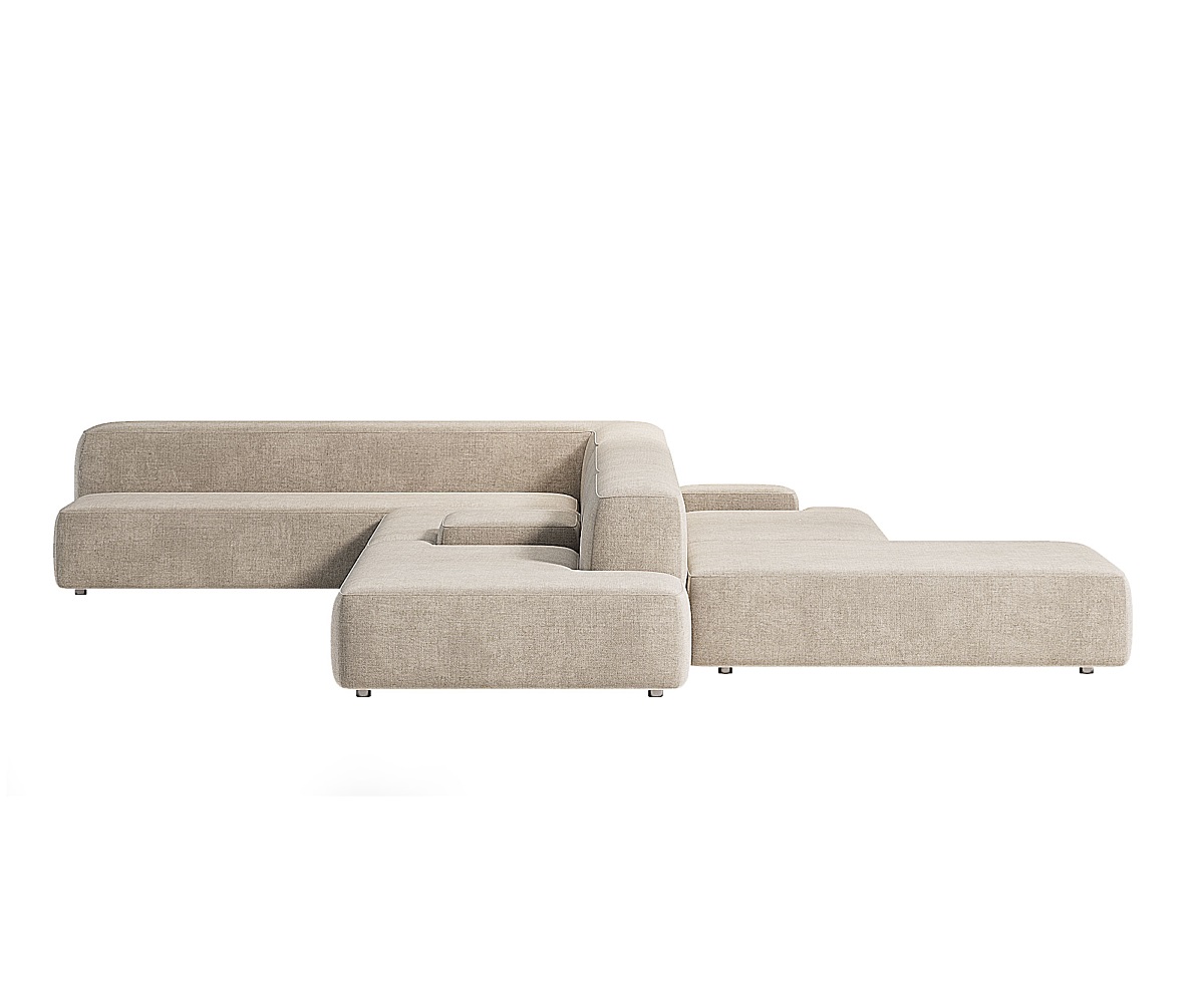 MEBELIONER Диван DUO модули LEQBNO размер 372х280х72