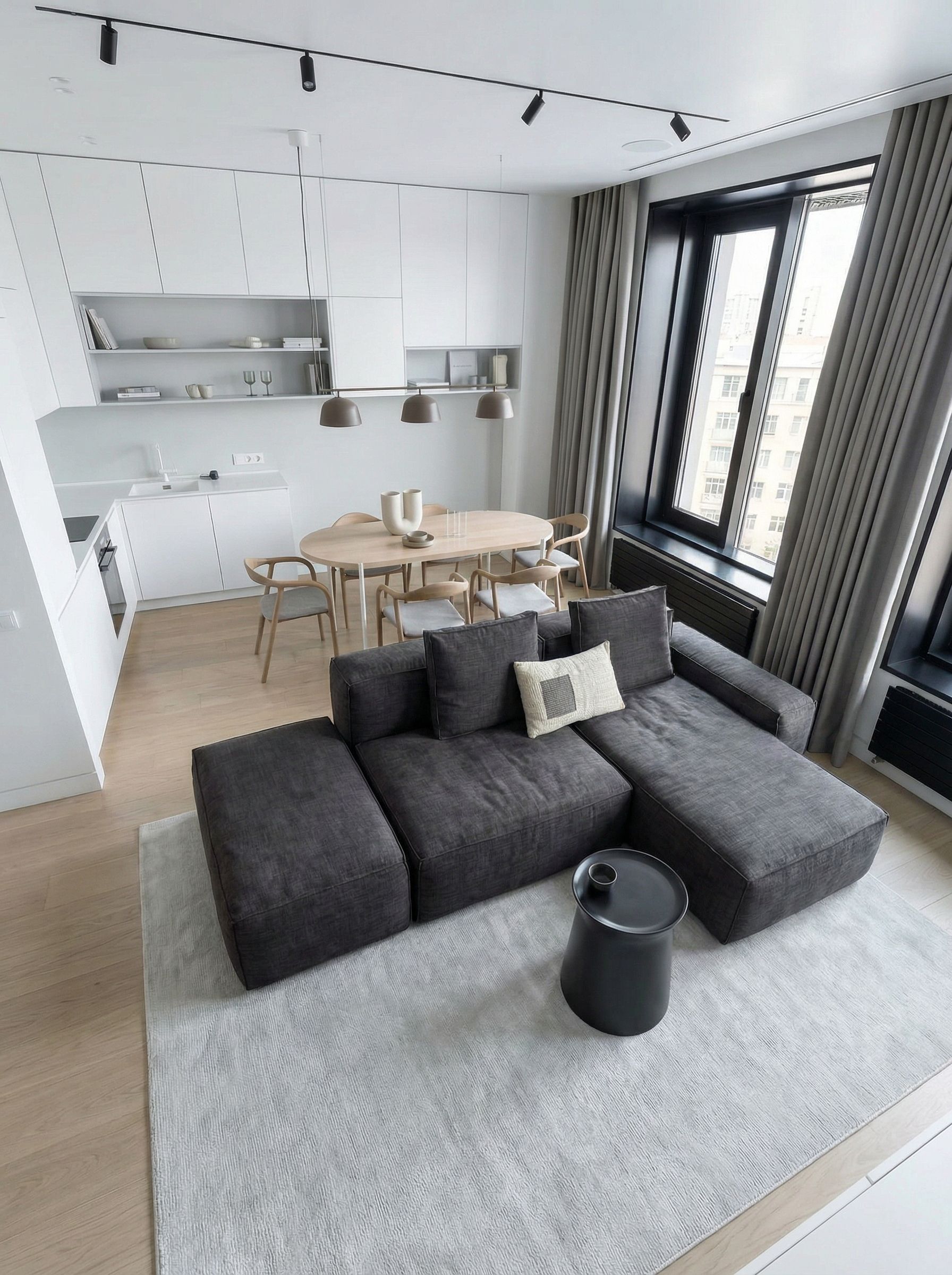 MEBELIONER Диван TREND размер L 392х168x72 см