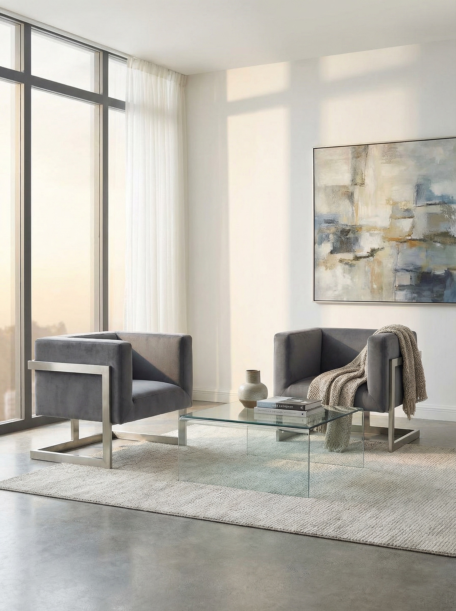 Кресло LC 200 размер 86х76х82