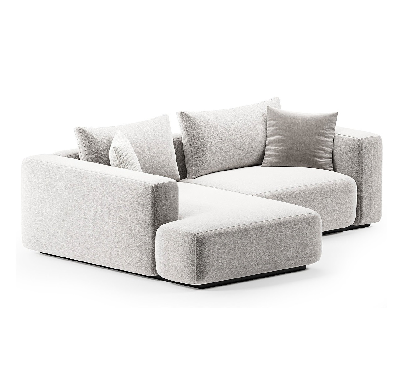 Диван JET 224 R серо-бежевый