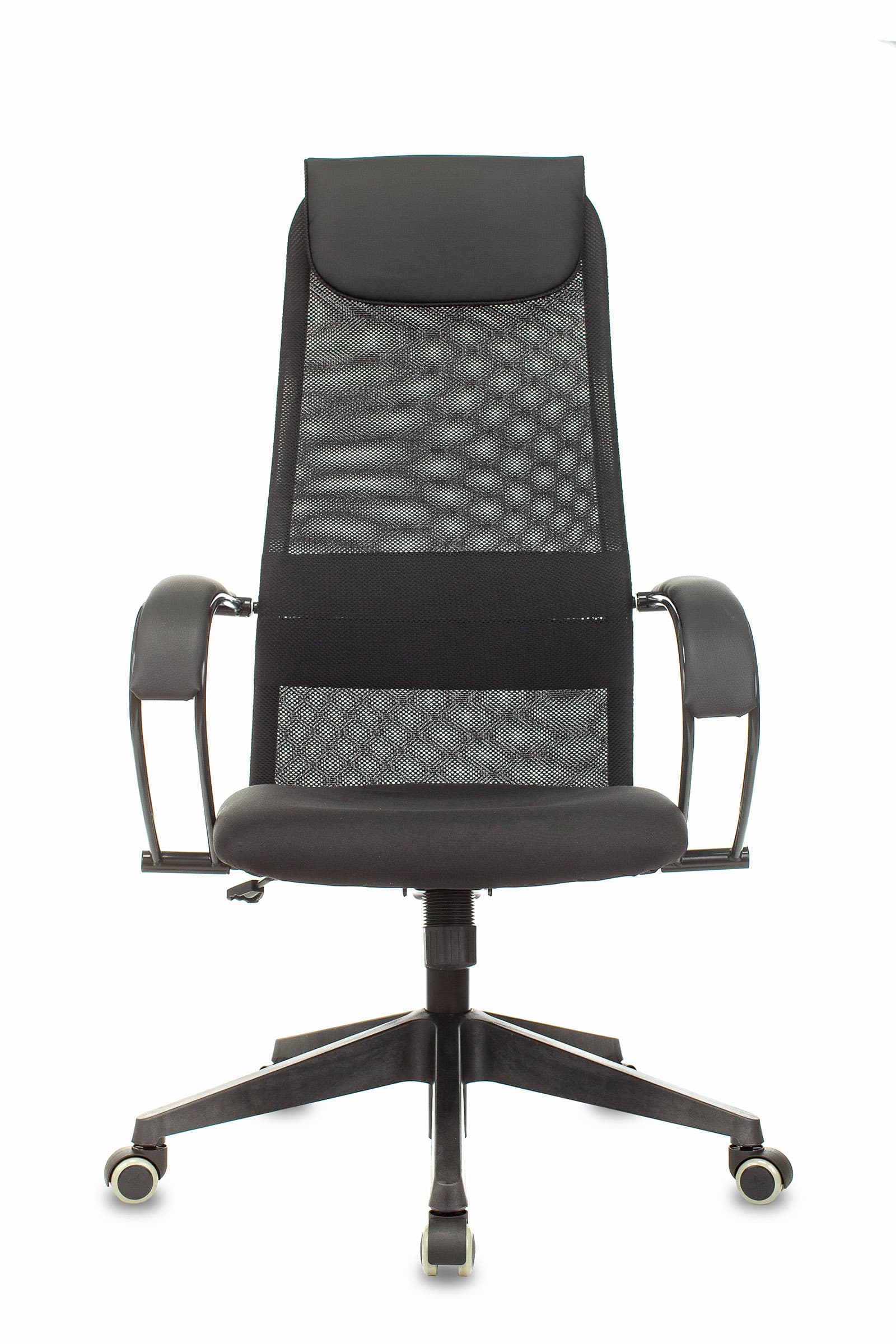 Кресло руководителя Бюрократ CH-607 черный TW-01 сетка/ткань с подголовником