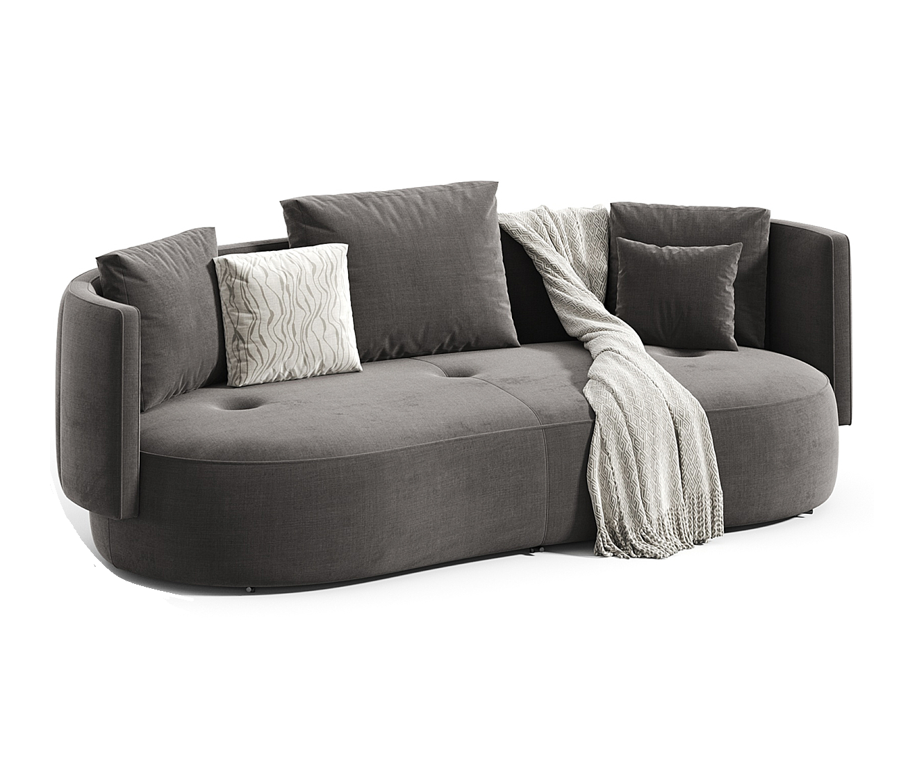 Диван TORII lounge 208х99х82 см коричневого цвета