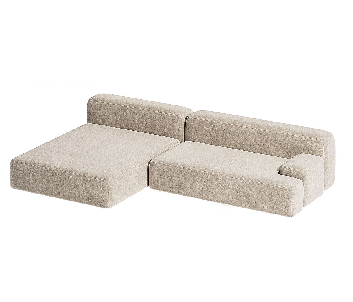 MEBELIONER Диван DUO модули DEQ размер 240х155х72