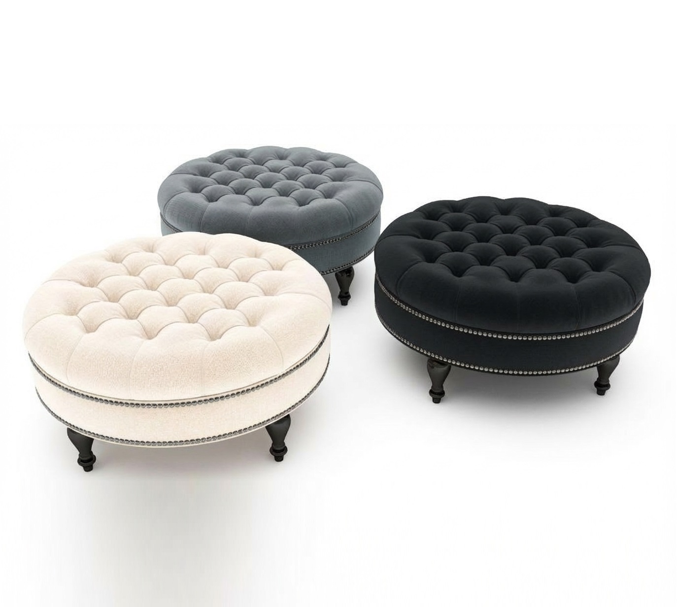 Интерьерный пуф VERONA D 70х70х48