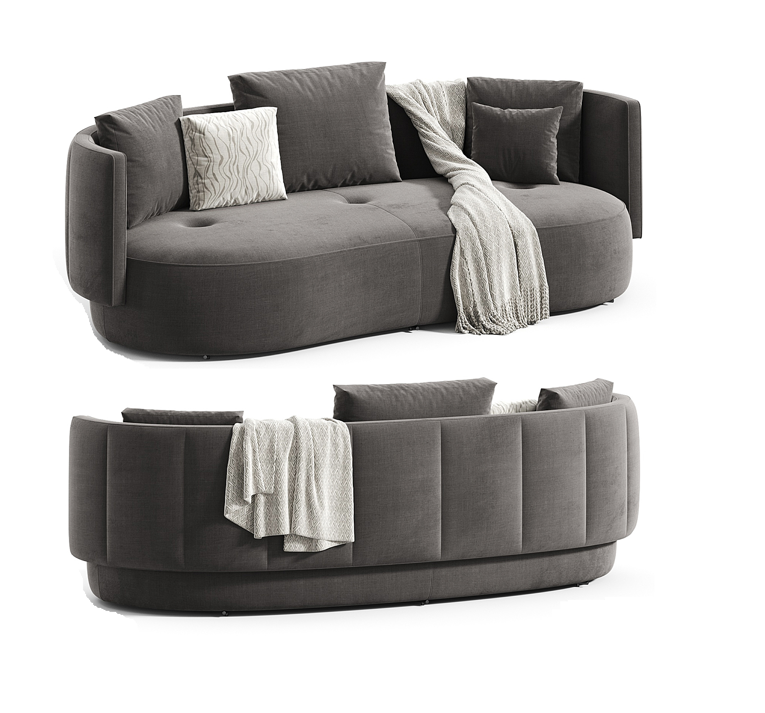 Диван TORII lounge 208х99х82 см коричневого цвета