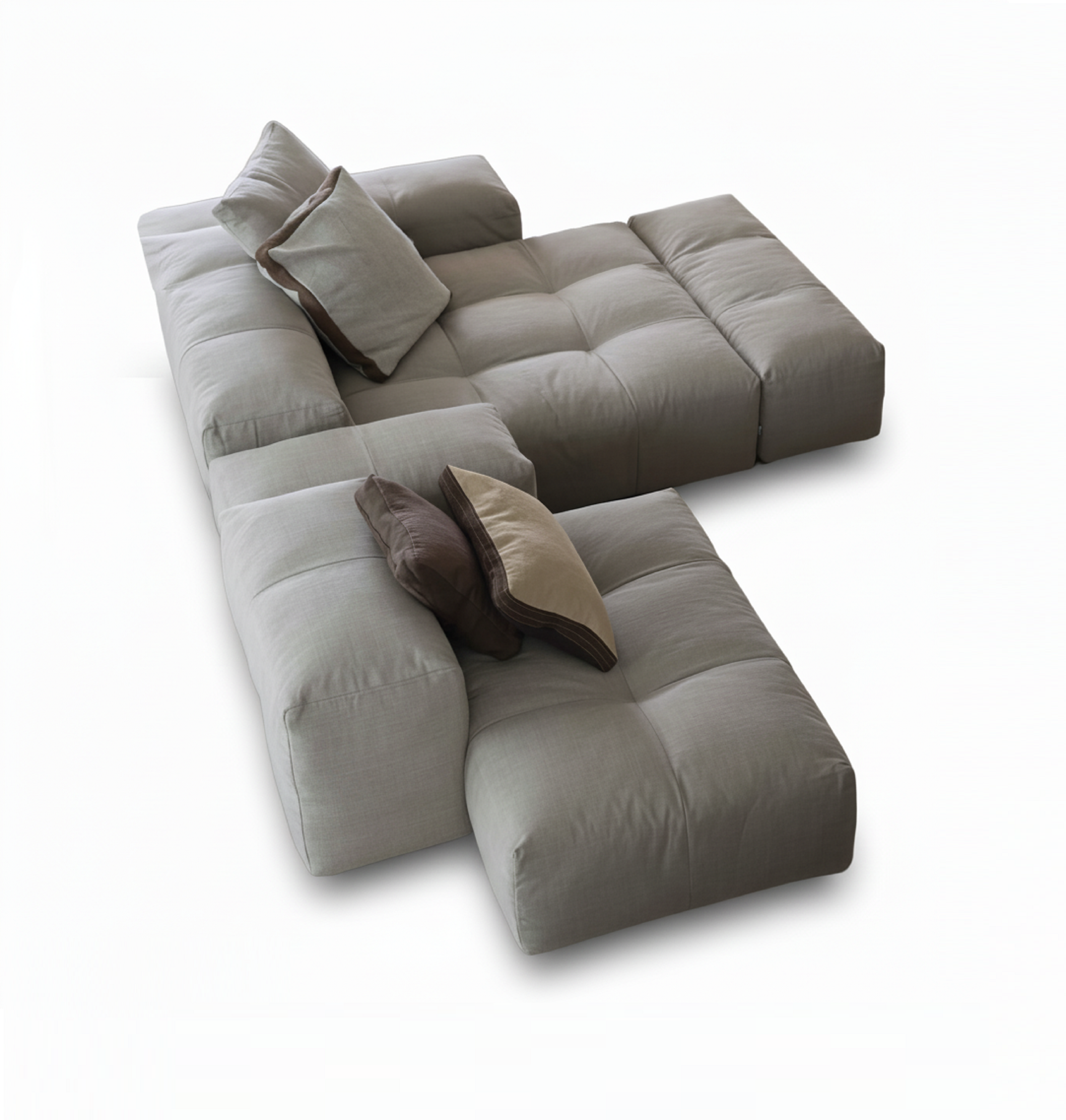 MEBELIONER Модульный диван SAGA CLOUD L6 размер 336х210х68