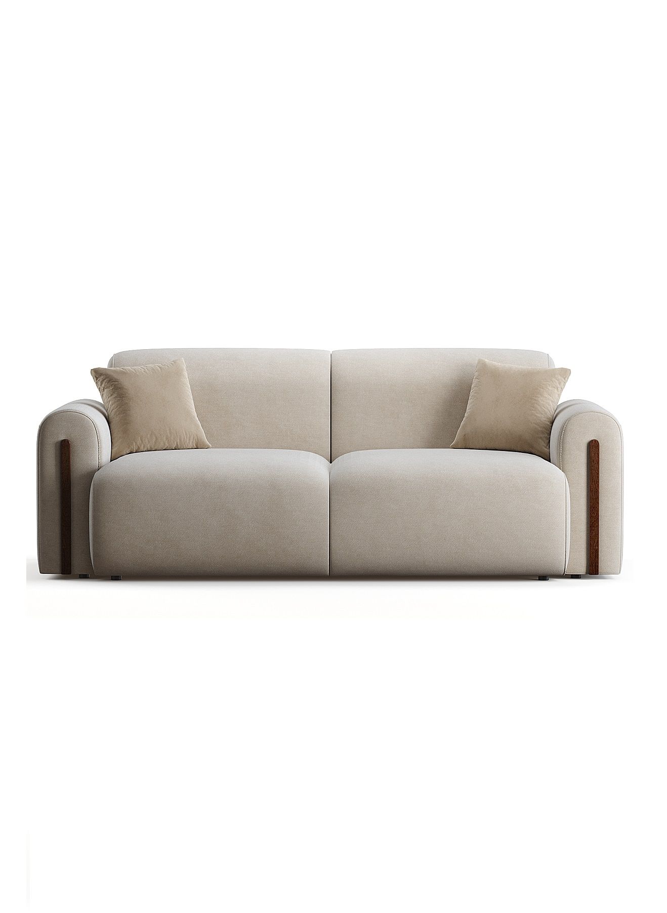 MEBELIONER Диван ETRA размер 222х96х78 нераскладной