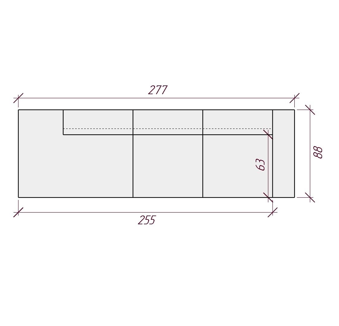 Диван FORTIS L322