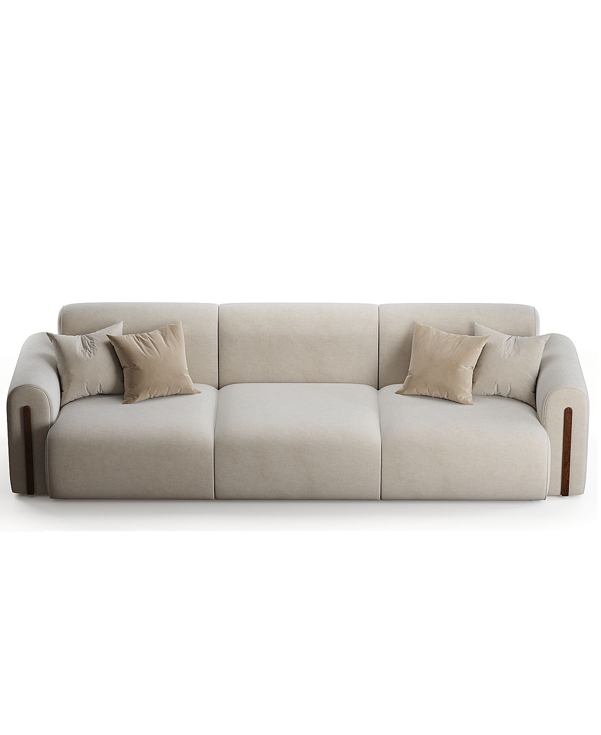 Диван ETRA размер 280х96х75 бежевого цвета