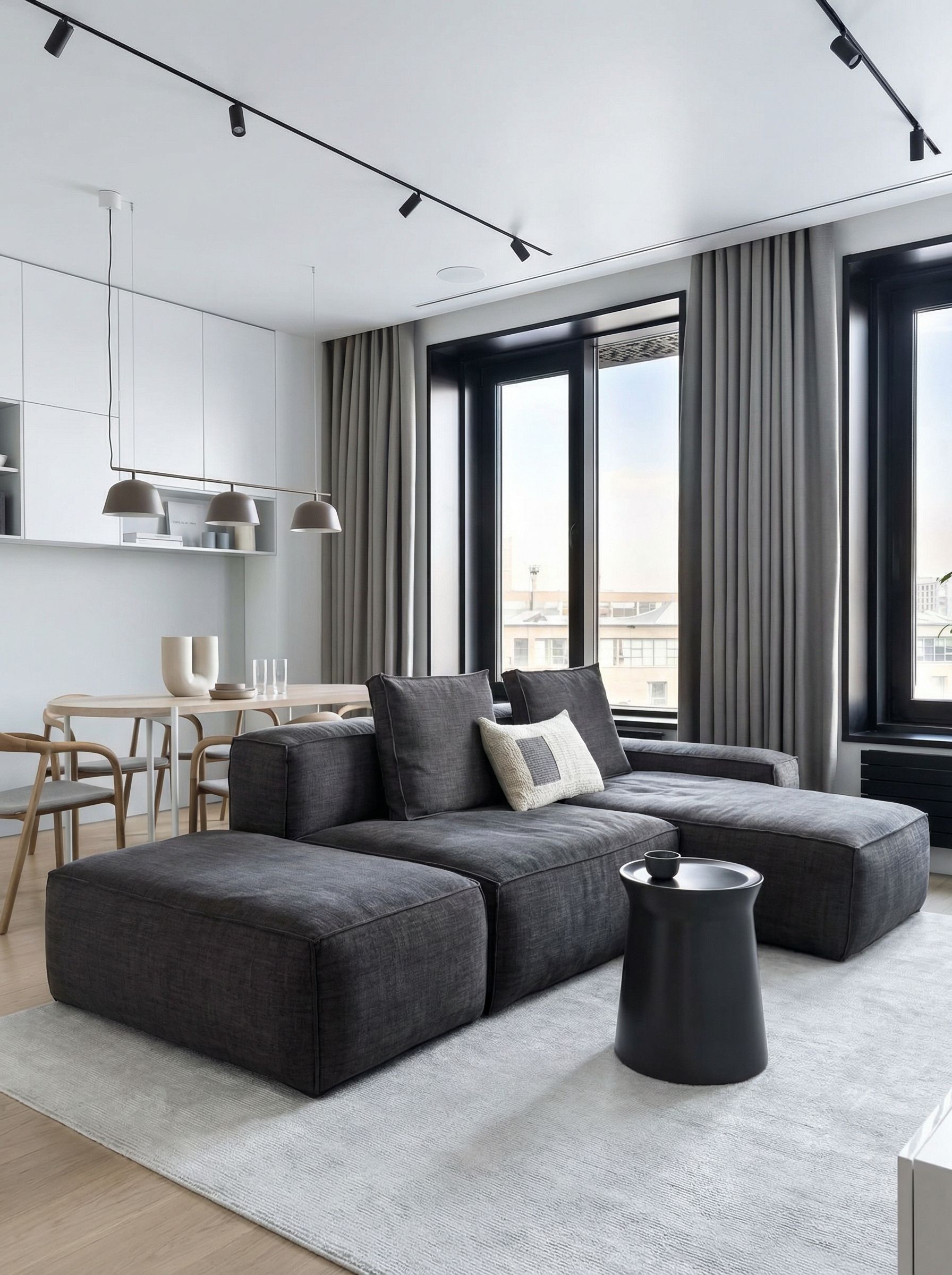 MEBELIONER Диван TREND размер L 392х168x72 см