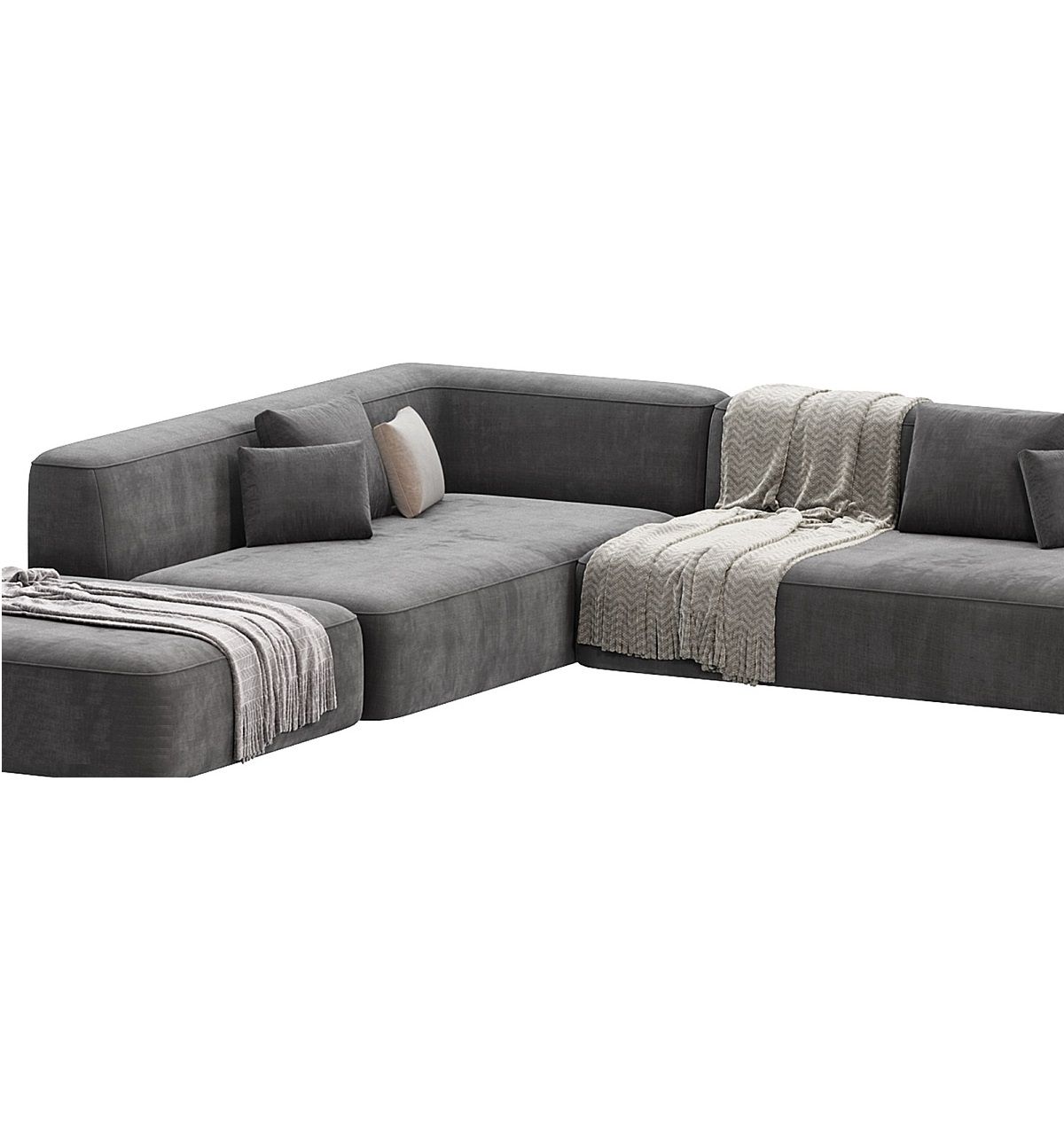 MEBELIONER Диван DUO модули NLB.90 размер 272х242х72