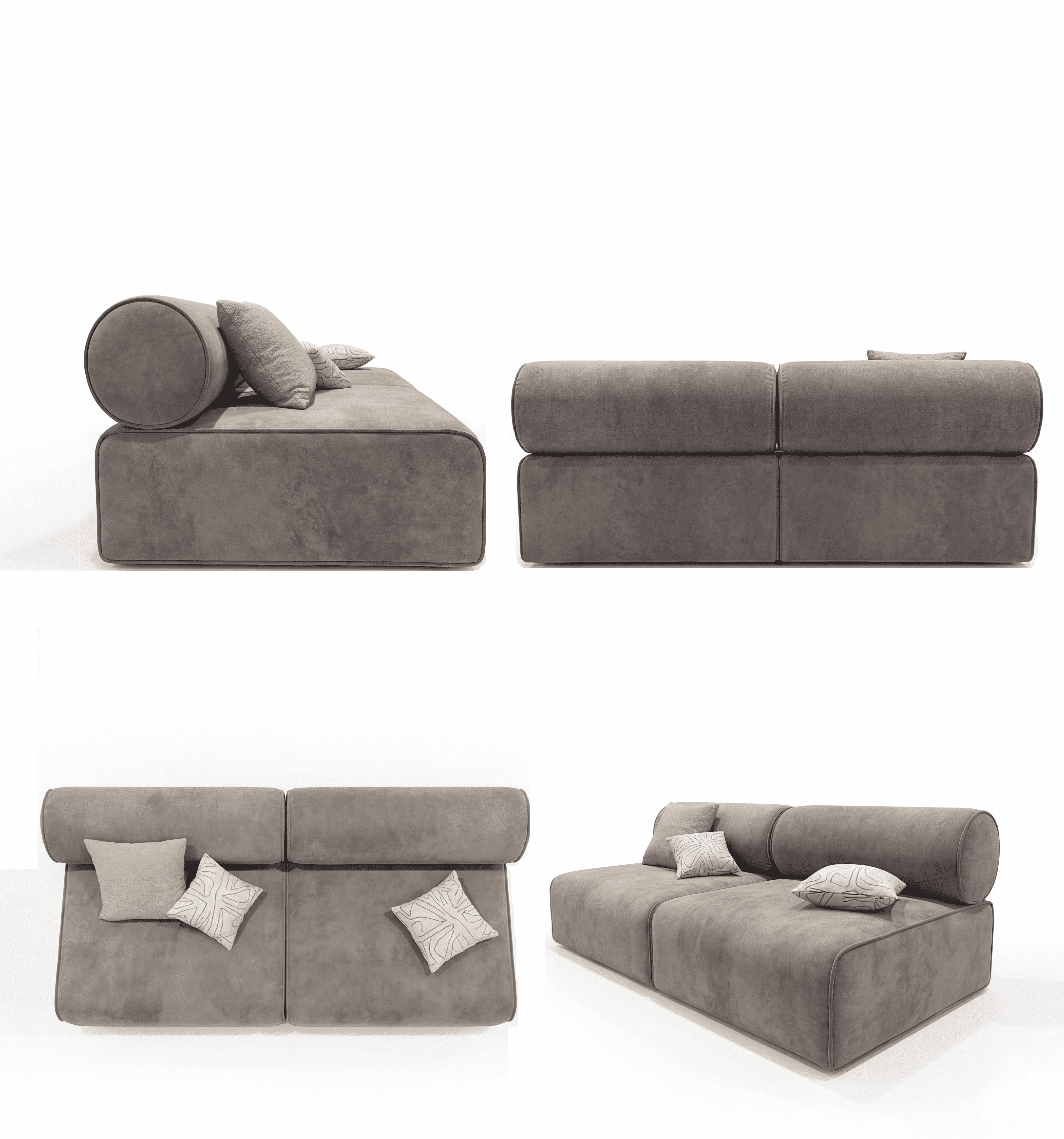 MEBELIONER Диван CLUB размер 206х90х72