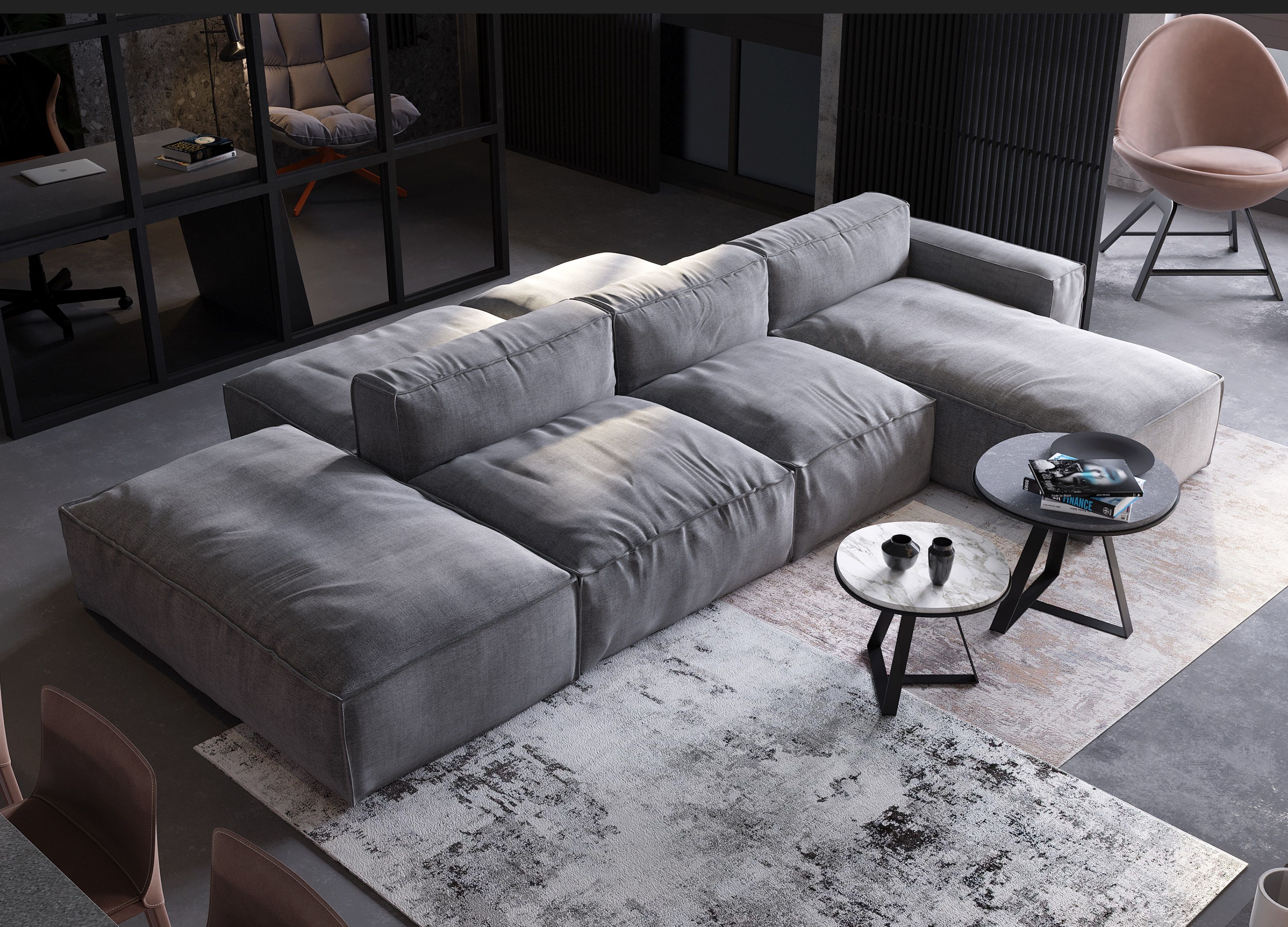 Диван TREND серый