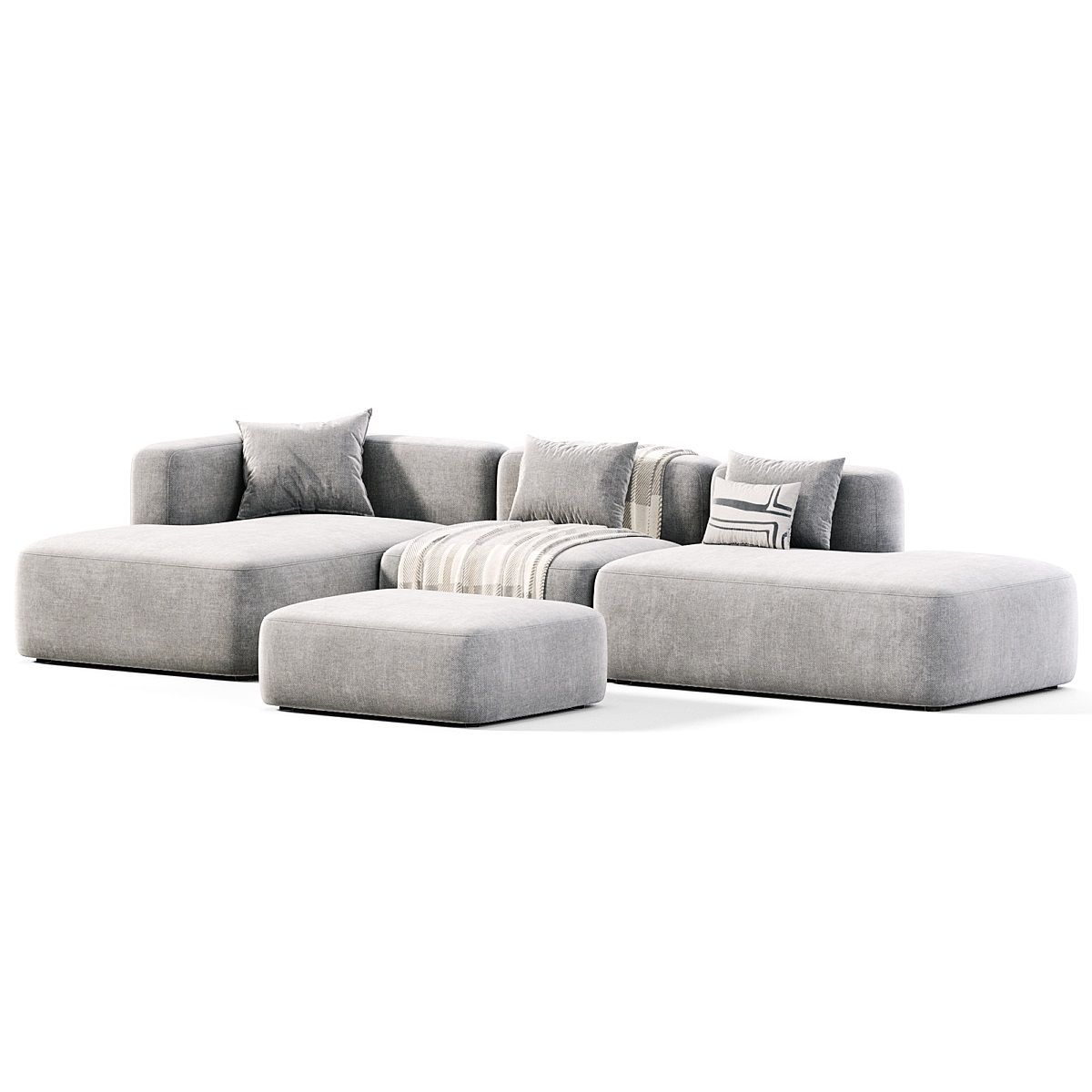 MEBELIONER Диван ONE модули R 326 размер 326х168х76