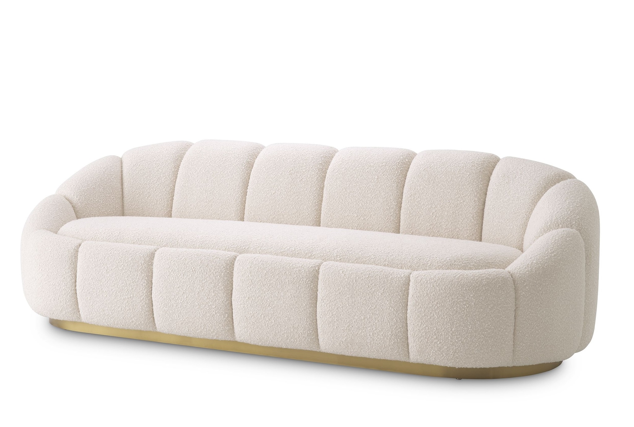 Диван ASPEN размер 230х88х74 бежевого цвета