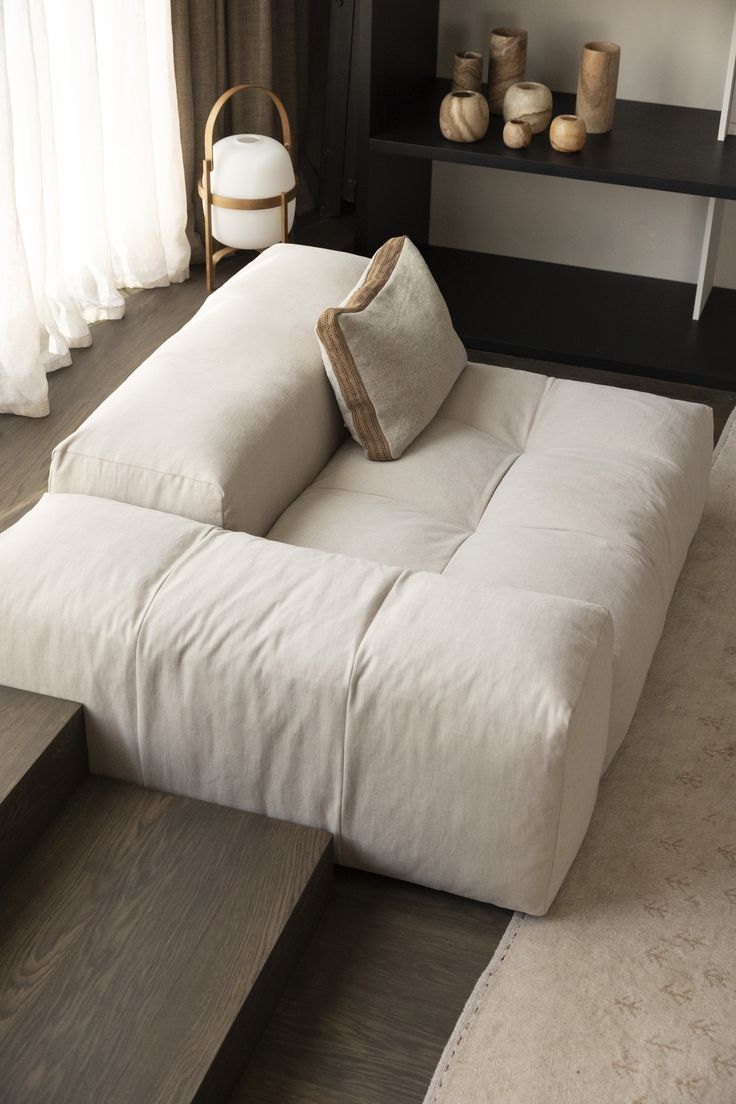 MEBELIONER Модульный диван SAGA CLOUD L1 размер 294х168х68