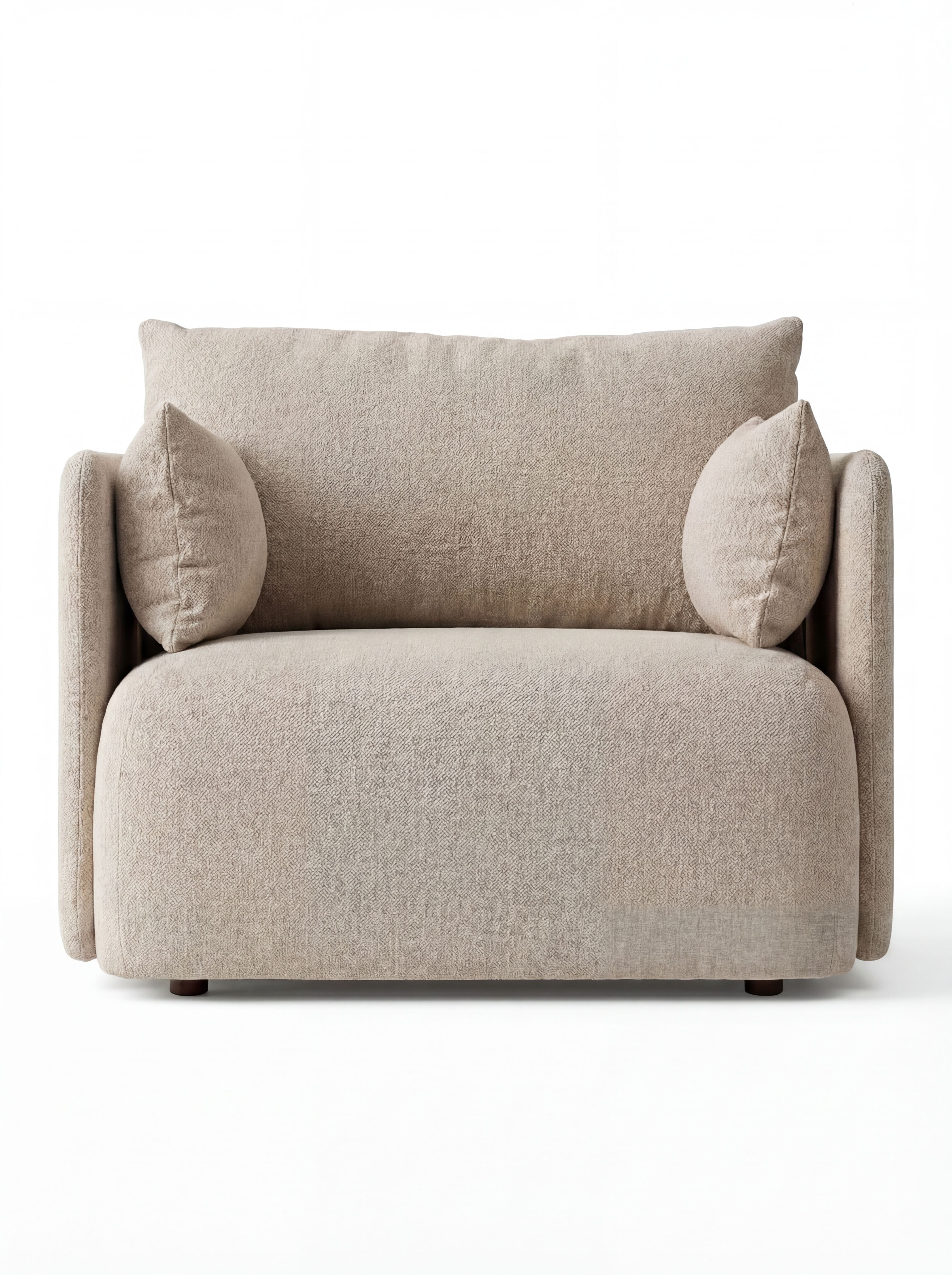 MEBELIONER Кресло BONI, размер 70х68х78 бежевого цвета