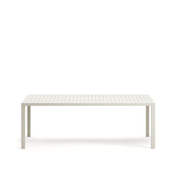 Culip Алюминиевый уличный стол с порошковым покрытием белого цвета 220 x 100 см