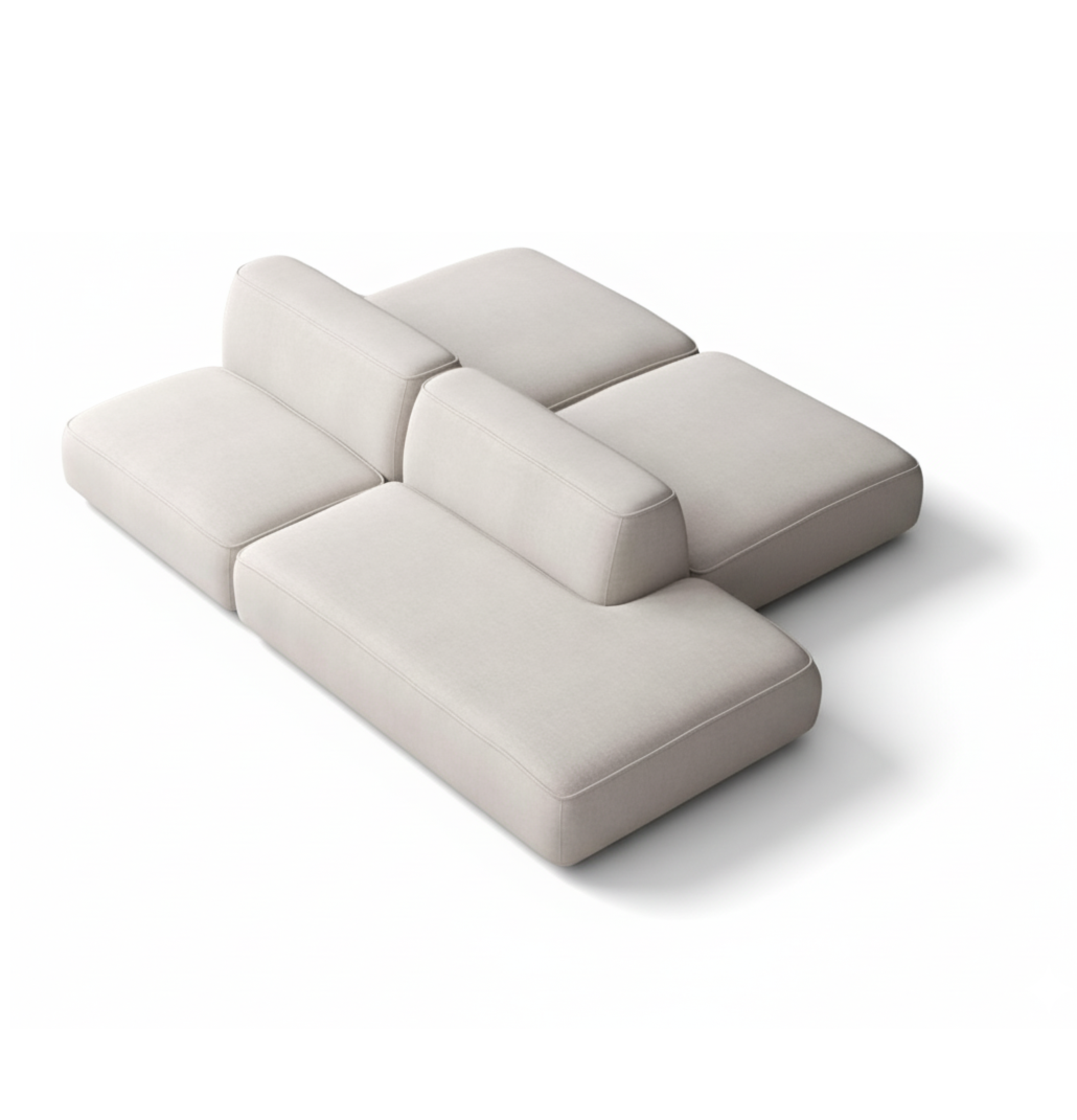 MEBELIONER Диван DUO модули CBNN размер 240х172х75