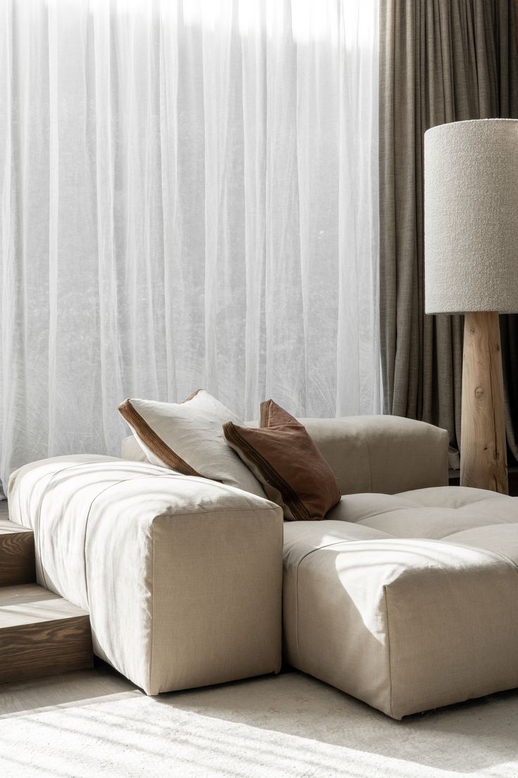 MEBELIONER Модульный диван SAGA CLOUD L1 размер 294х168х68