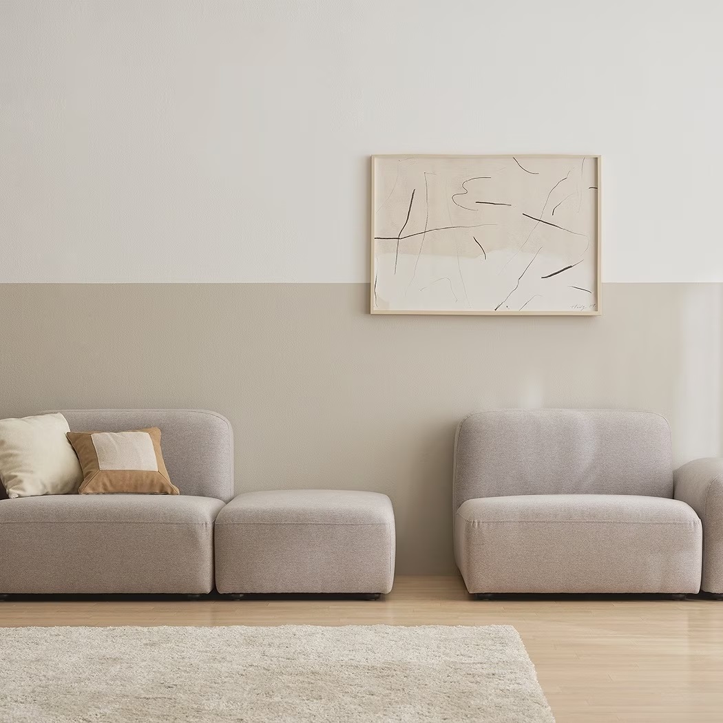 Диван SPACE размер 270х95х82 темно-бежевого цвета