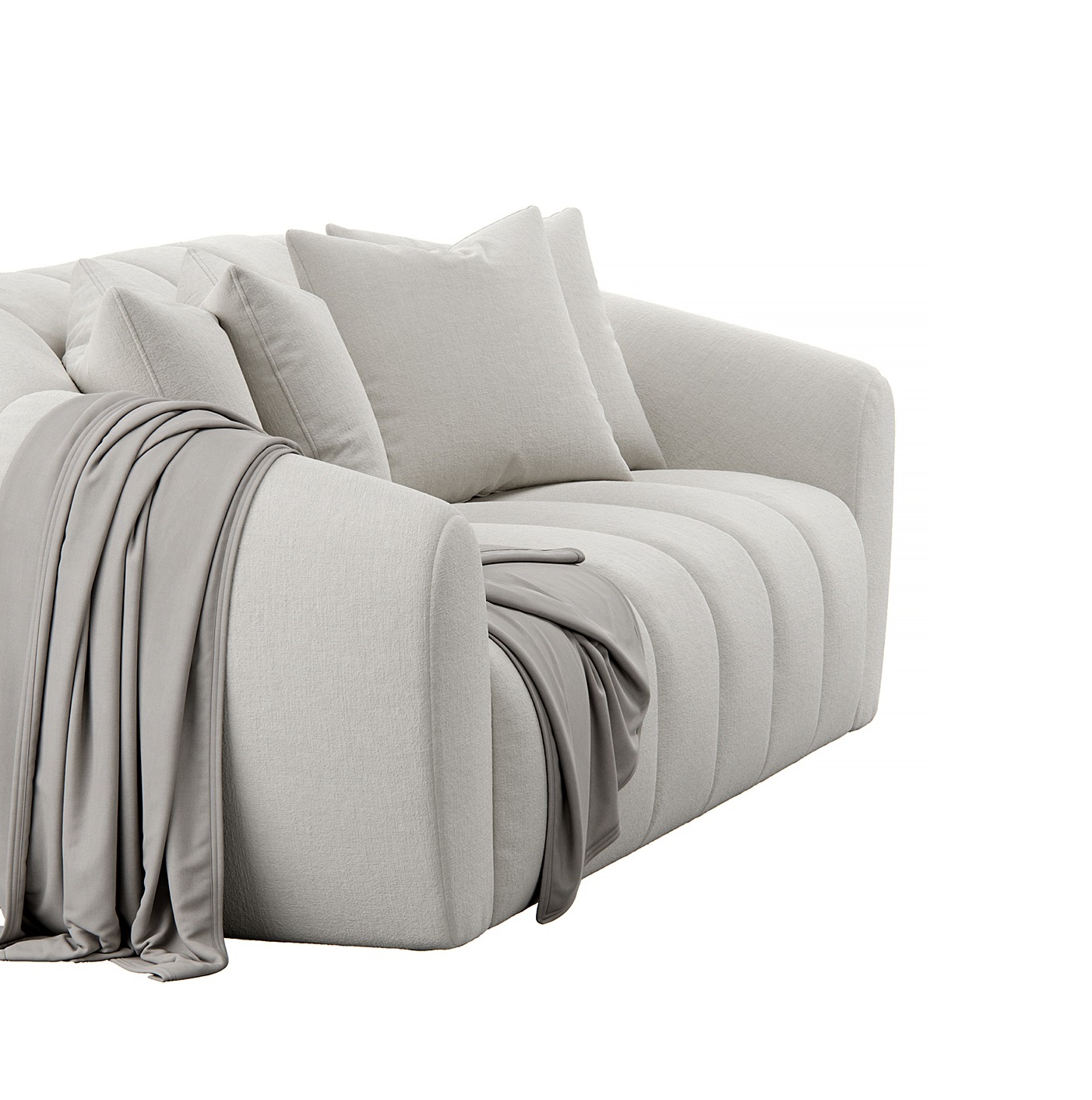 Диван LOUNGE размер 200х90х84 см бежевого цвета