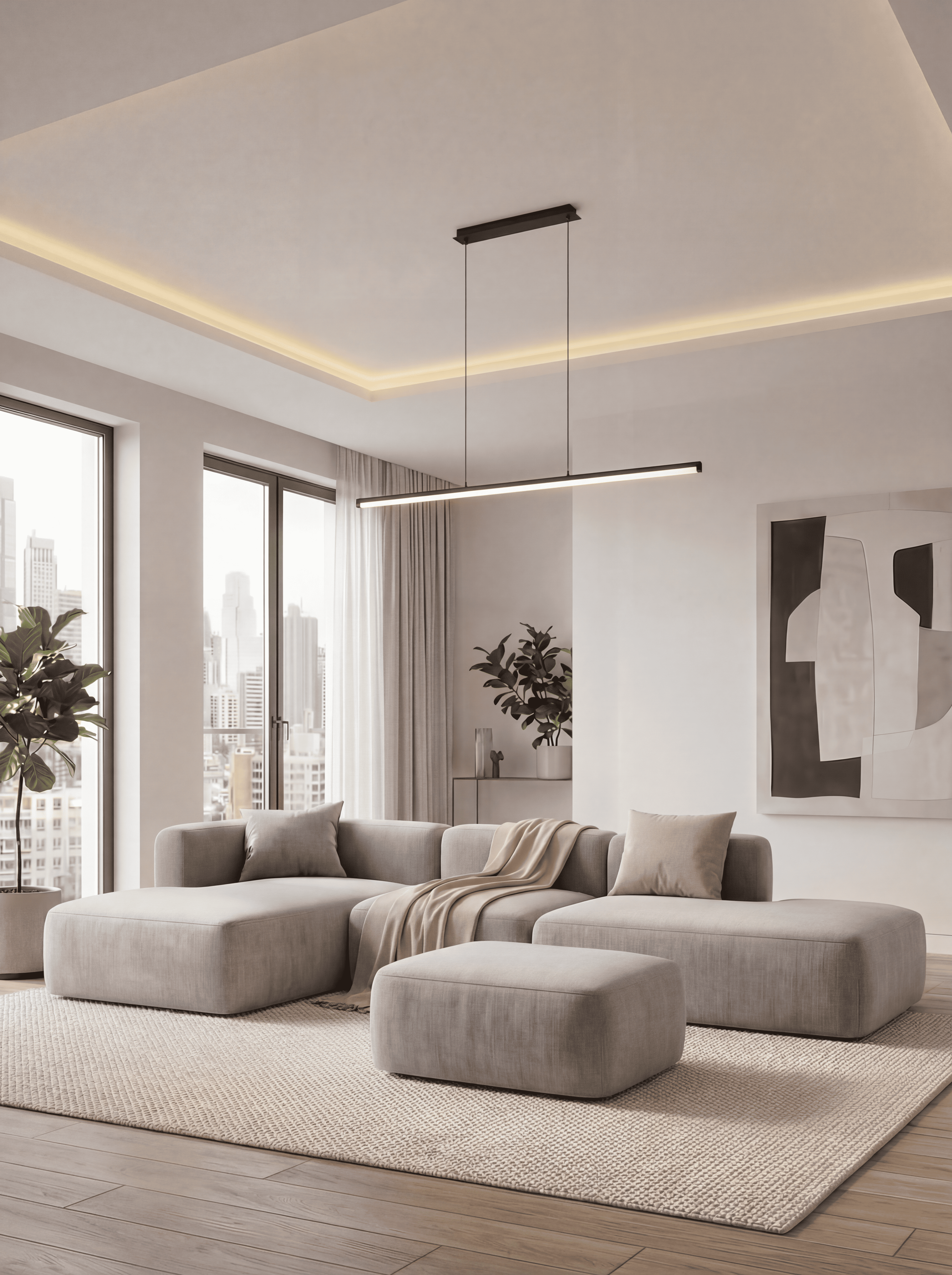 MEBELIONER Диван ONE модули R 326 размер 326х168х76