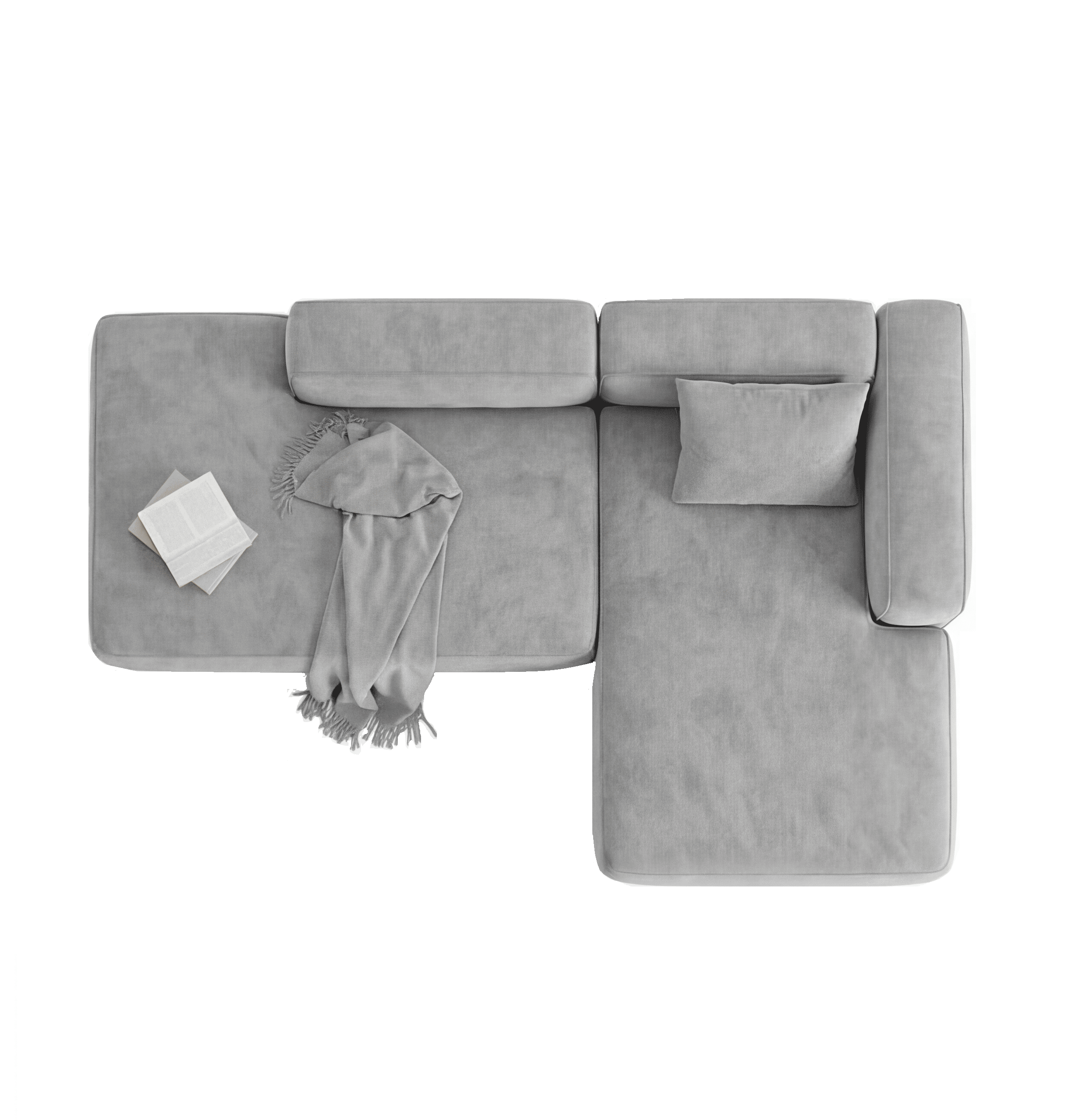 MEBELIONER Диван ONE модули L 230 размер 230х140х76