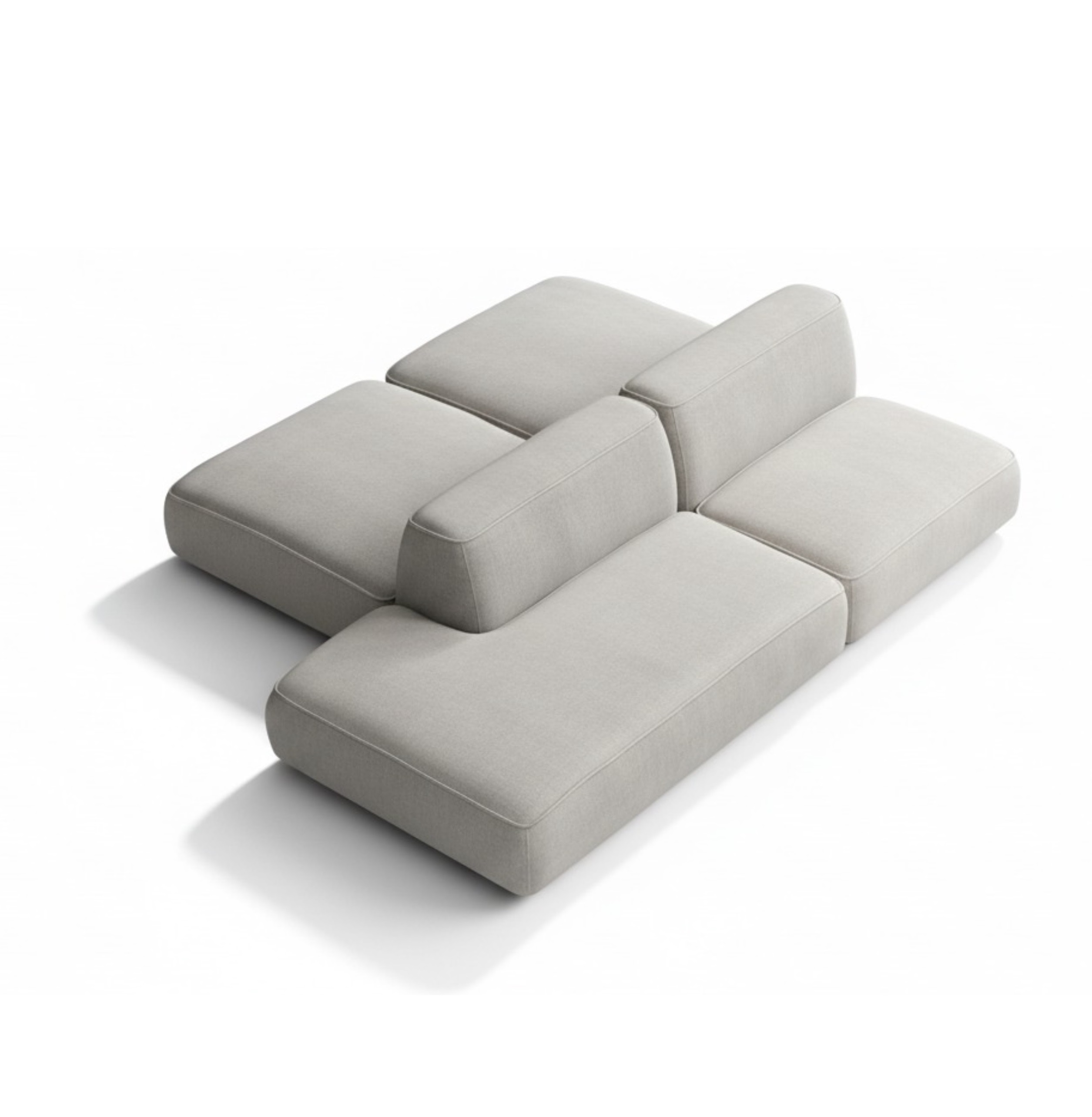 MEBELIONER Диван DUO модули ACNN размер 240х172х72