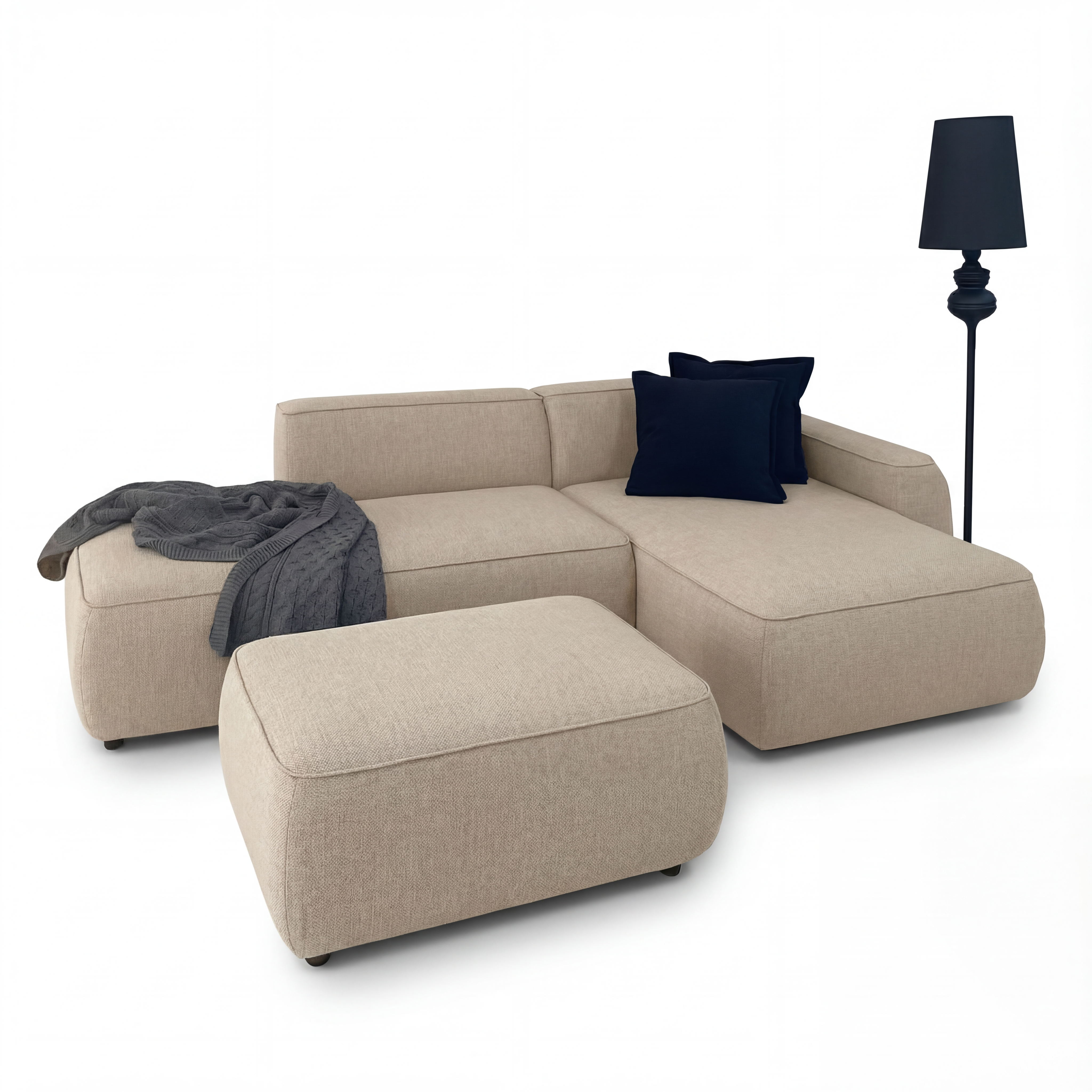 MEBELIONER Диван DUO модули ADGN размер 265х150х72