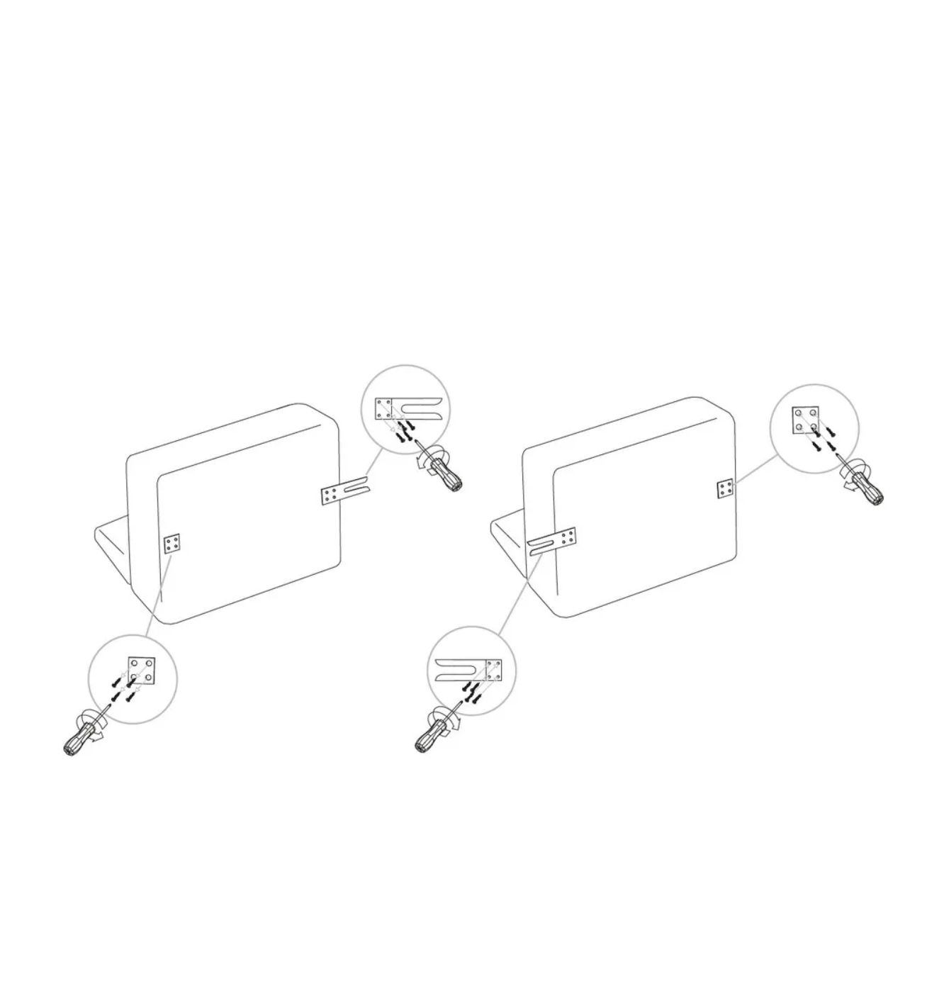 MEBELIONER Диван DUO модули GCB размер 245х90х72